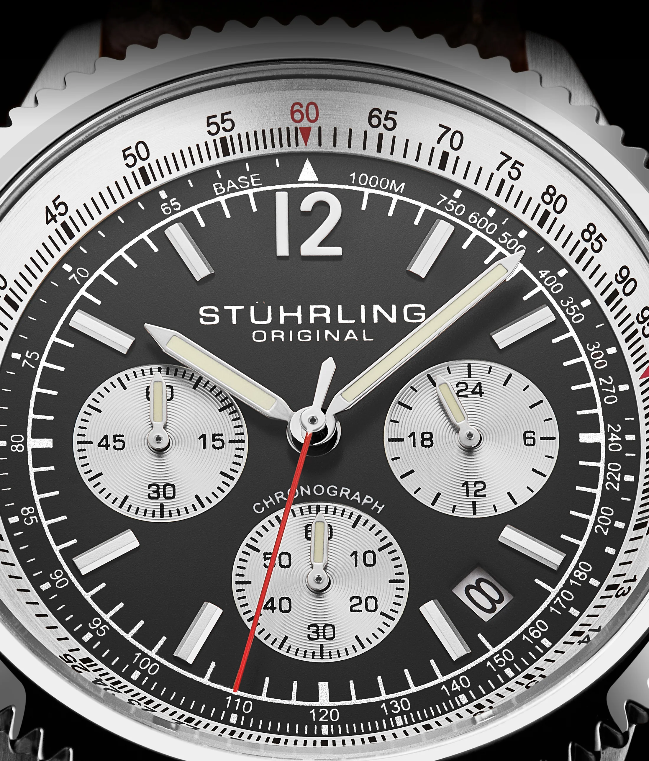 Monaco Chronograph Black/Silver | Black Dial - Image 3