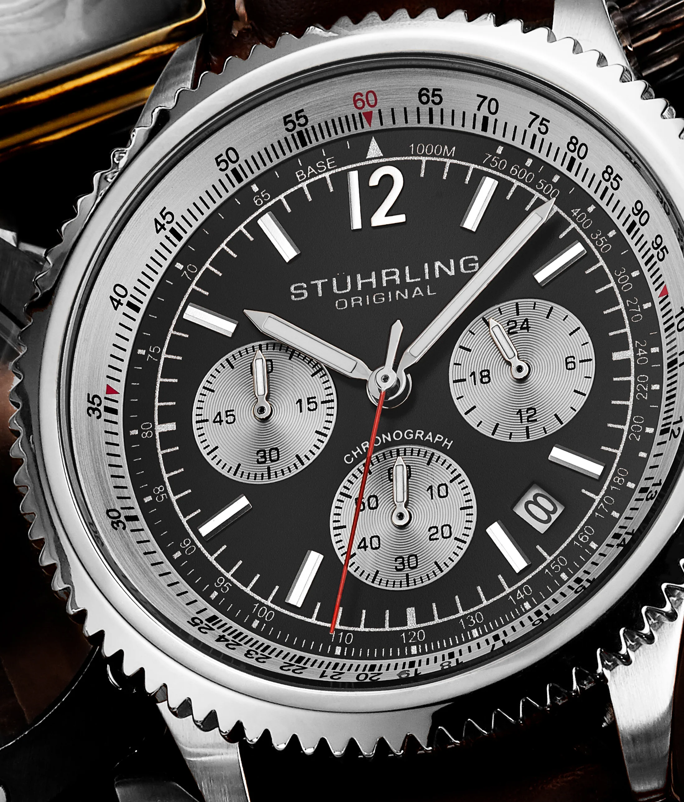 Monaco Chronograph Black/Silver | Black Dial - Image 4