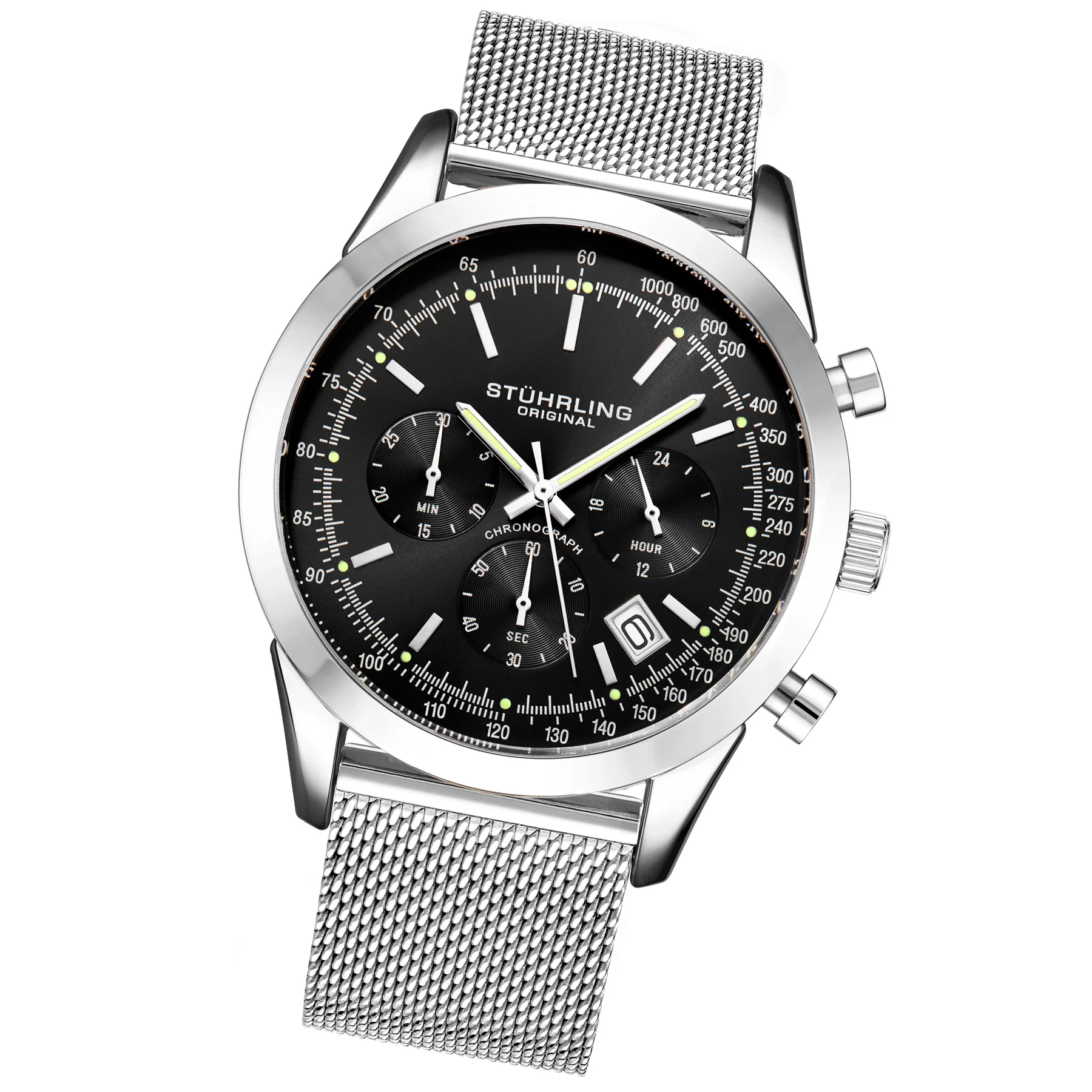 Monaco Silver Silver/Alloy | Black Dial - Image 2