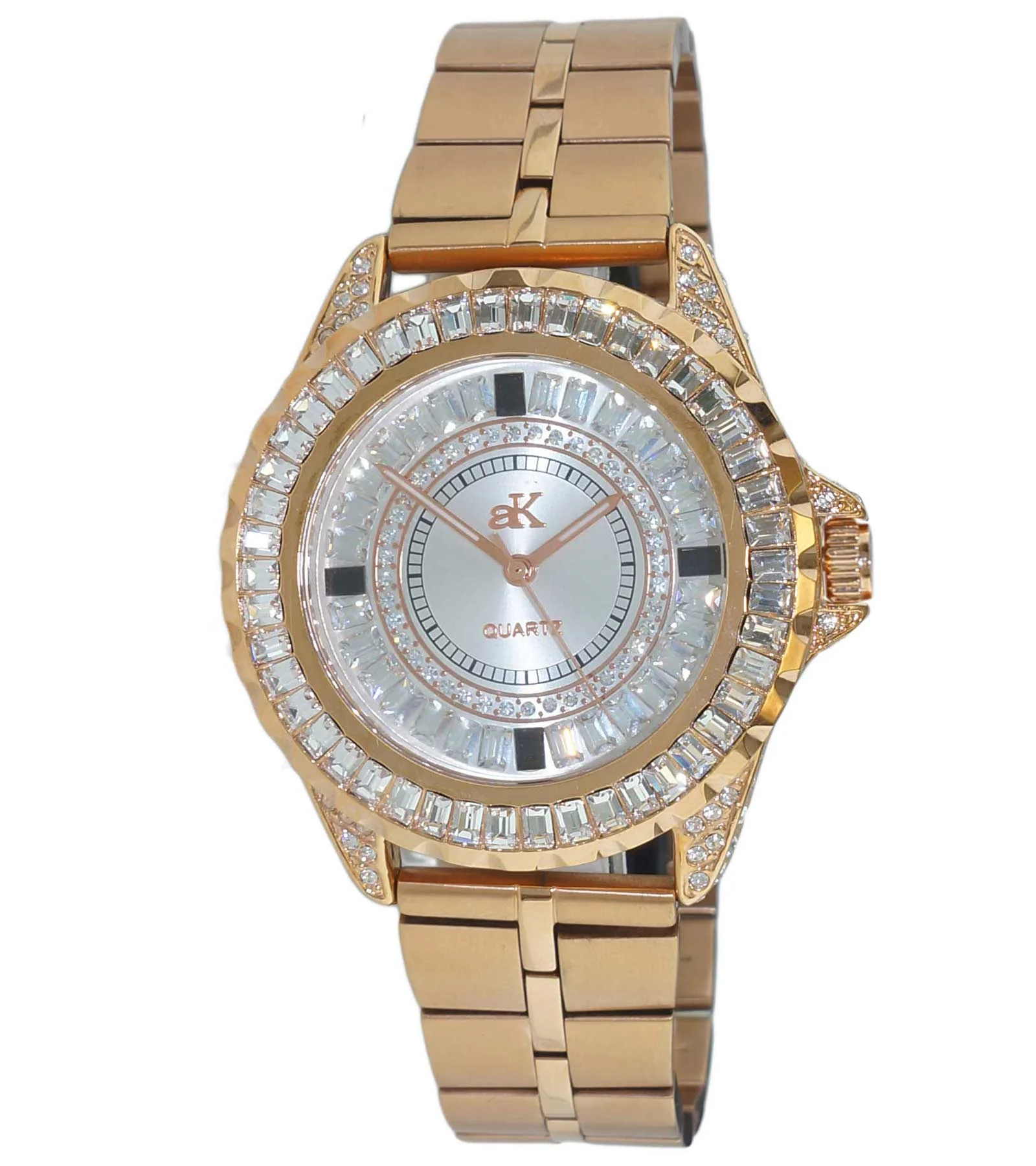 MONDO G-3 COLLECTION ROSETONE/ STEEL BAND | Silver Dial - Image 5