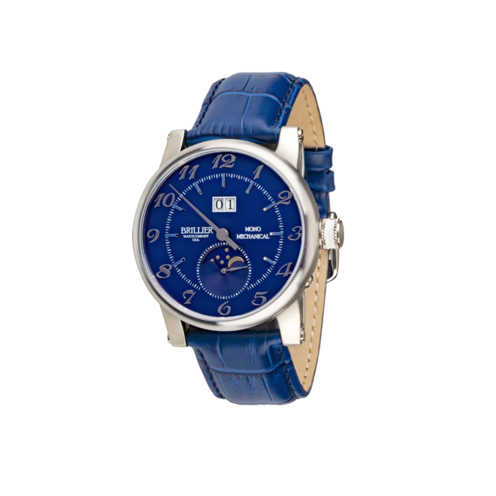 MONO MECHANICAL AUTOMATIC 43 MM | Blue Enamel Dial - Image 3