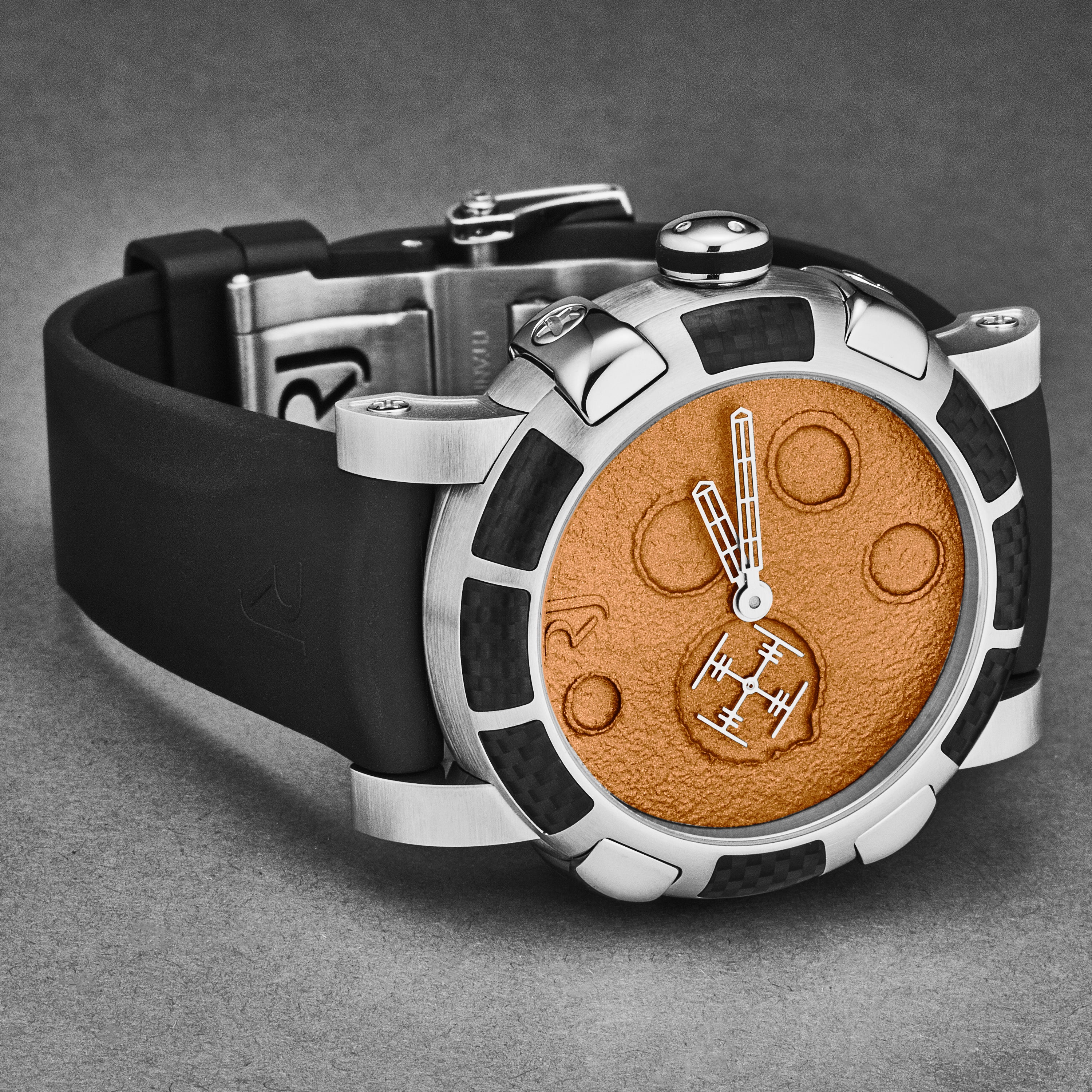 Moon dust RJMDAU.901.10 / Orange | Orange Dial - Image 2