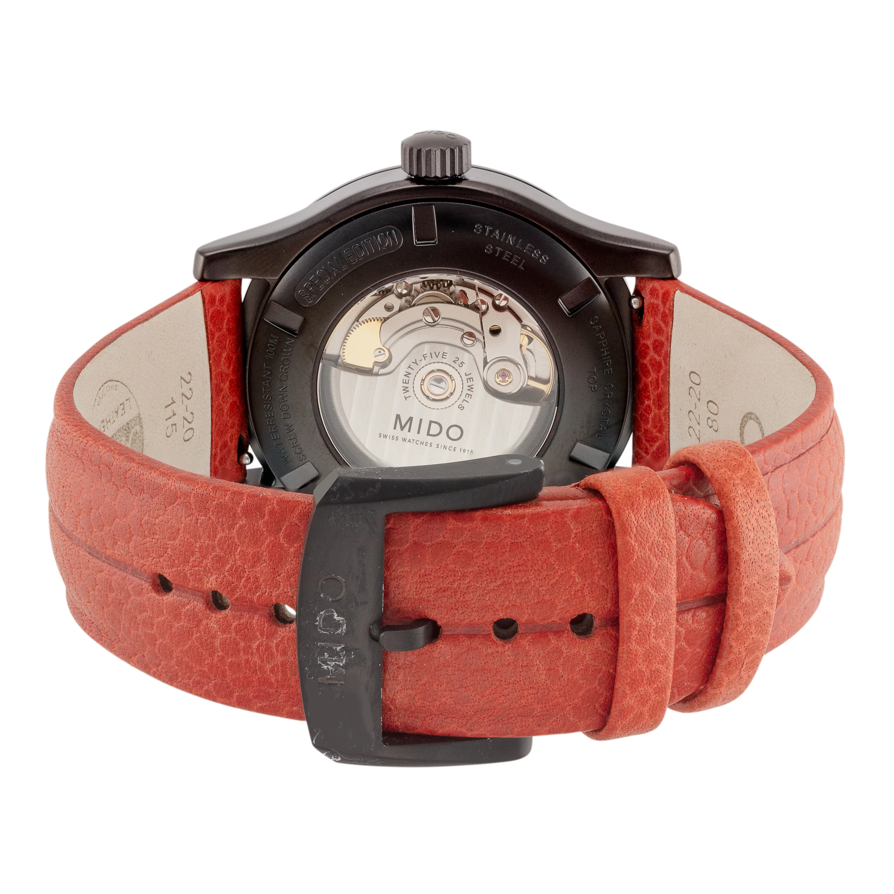 Multifort 42mm / Black / Black and Orange | Black Dial - Image 3