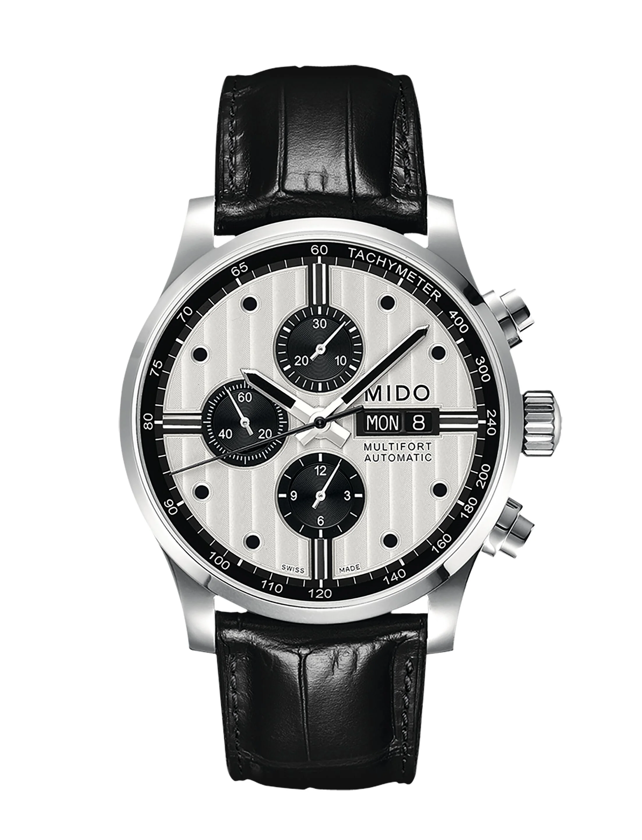 MULTIFORT CHRONOGRAPH Black/SS | Silver Dial