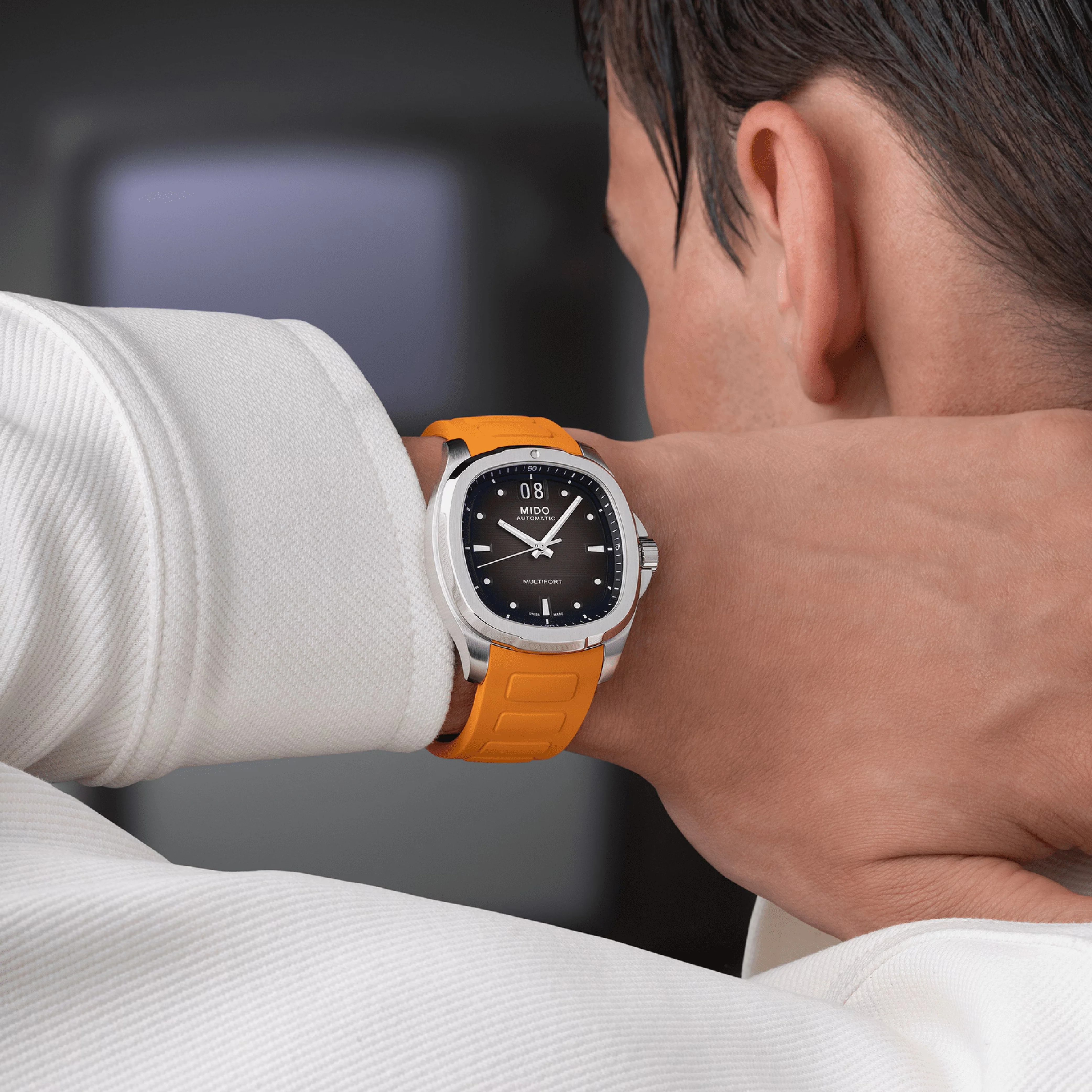Multifort TV Big Date Black / Rubber | Black Dial - Image 4