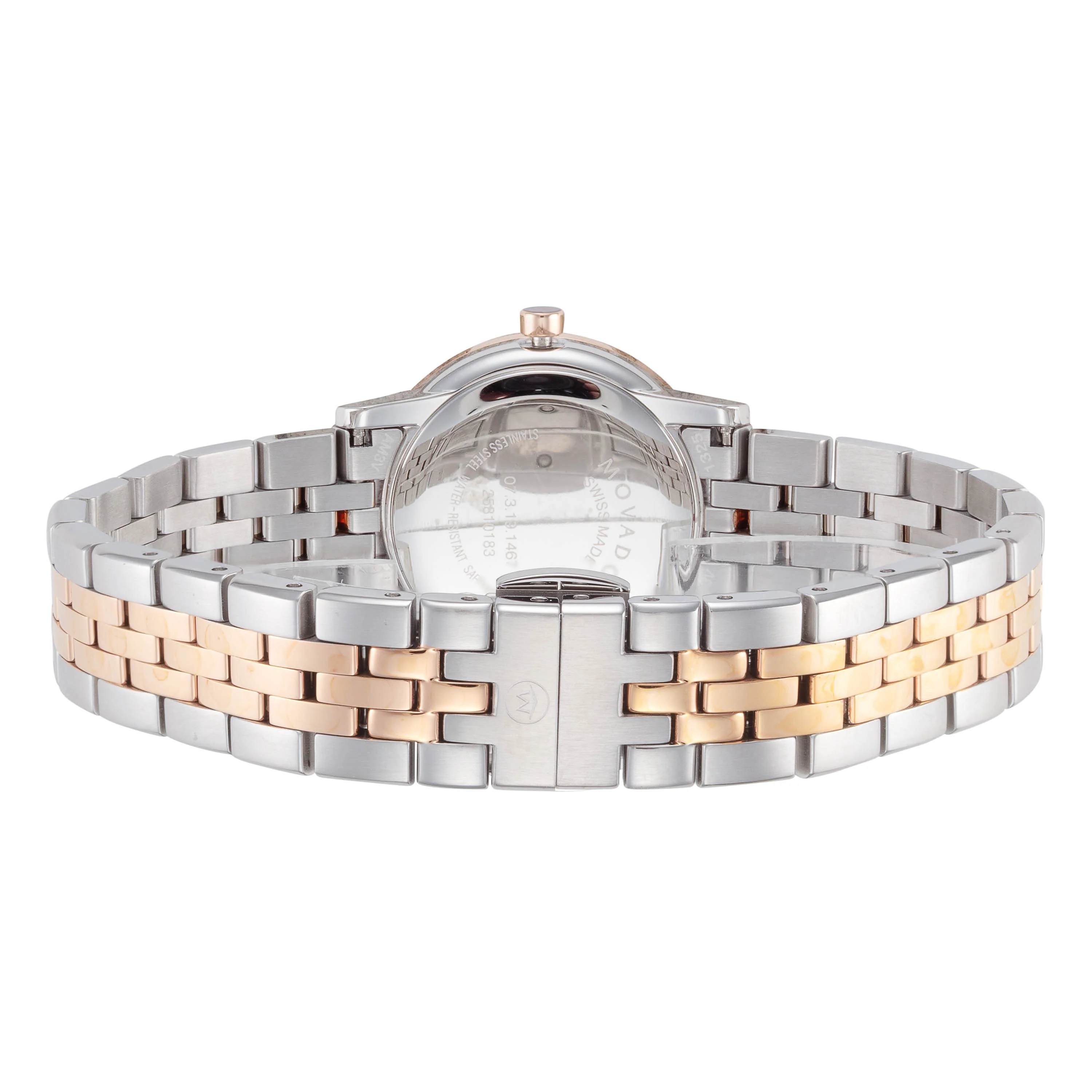 Museum 28mm / Blue Mother-of-Pearl / Silver and Rose Gold | Blue Mother-of-Pearl Dial - Image 3