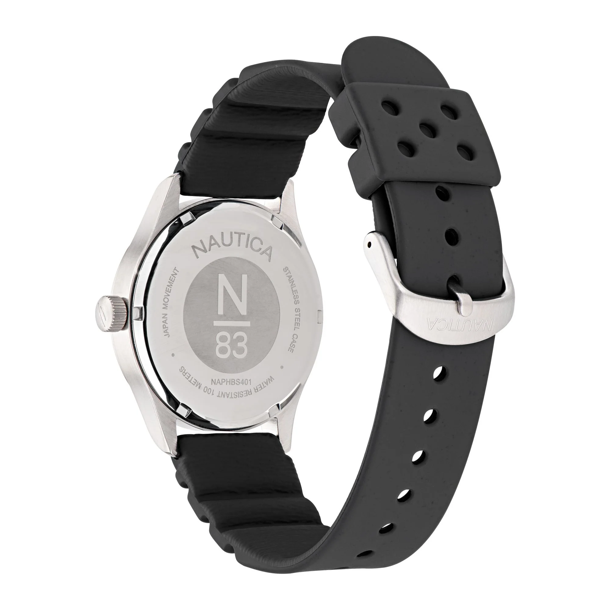 N83 EVERYDAY Black / Stainless Steel | Black Dial - Image 3