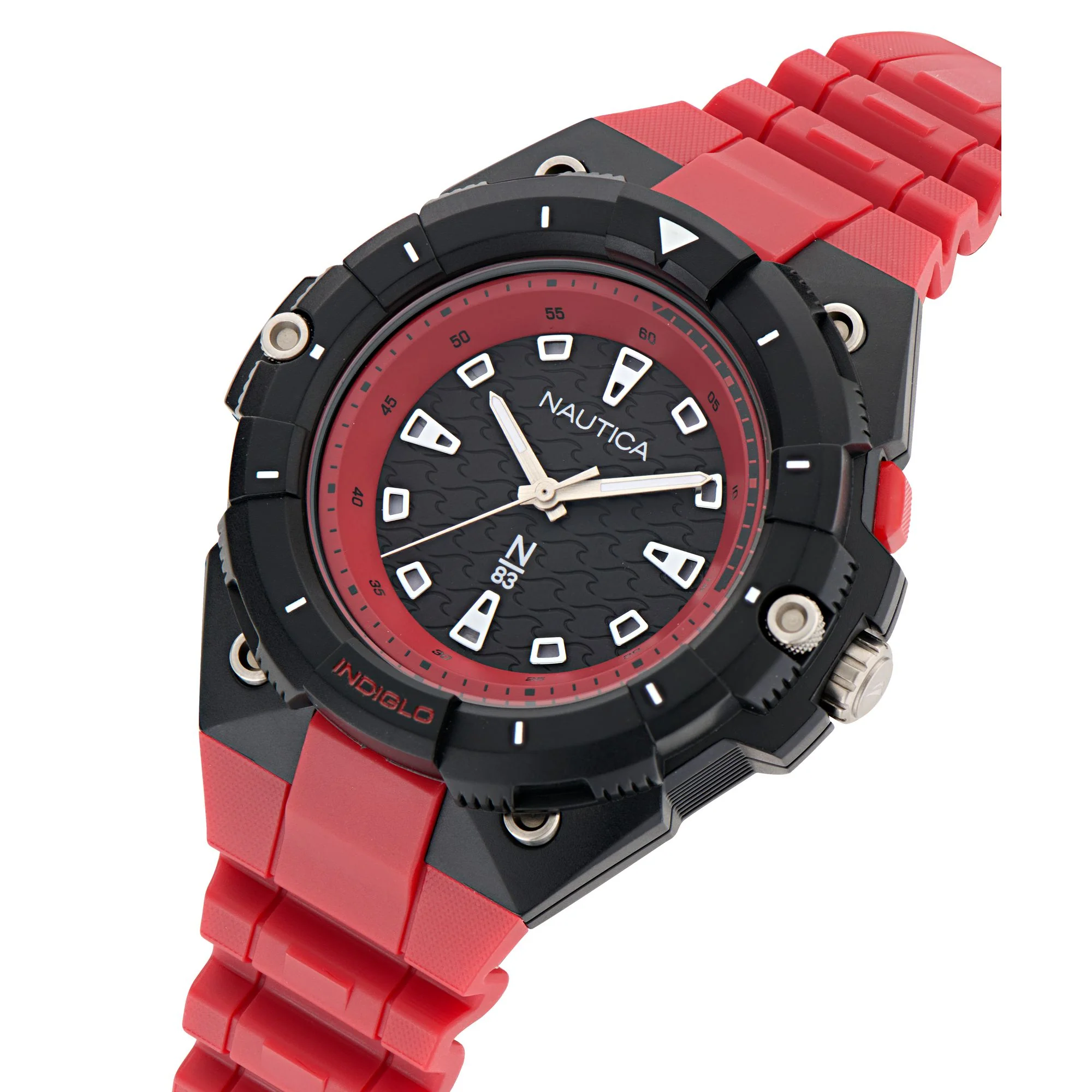 N83 SPORTY Red / Recycle Material | Black Dial - Image 2