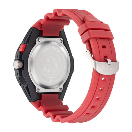 N83 SPORTY Red / Recycle Material | Black Dial - Image 3
