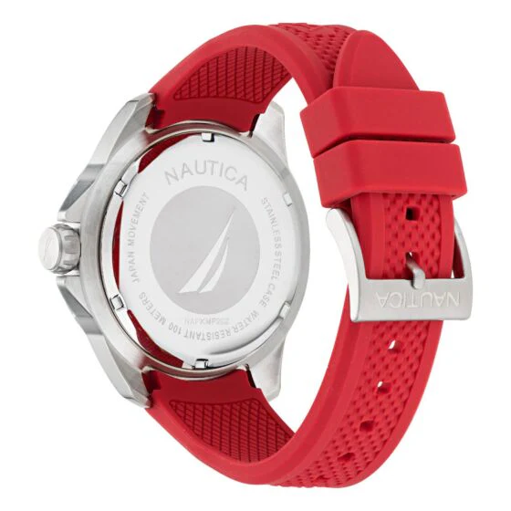 NAUTICA EVERYDAY Red / Stainless Steel | Gray Dial - Image 3