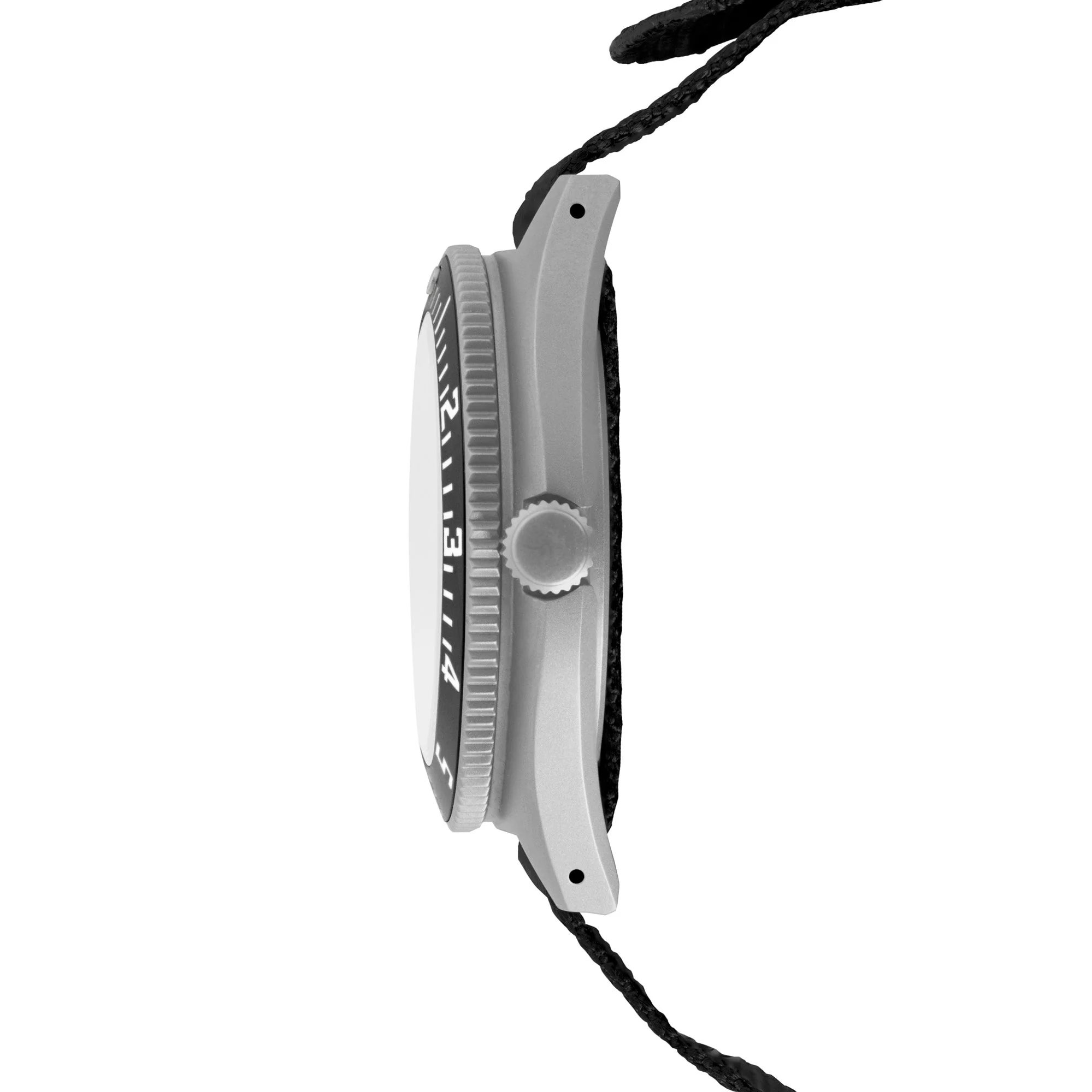 NAV, DATE, AUTO, SAPH, NGM, COL: SS/BKBK NYLON 11" AUTO SSNAV With Date on 12 Ballistic | Black Dial - Image 2