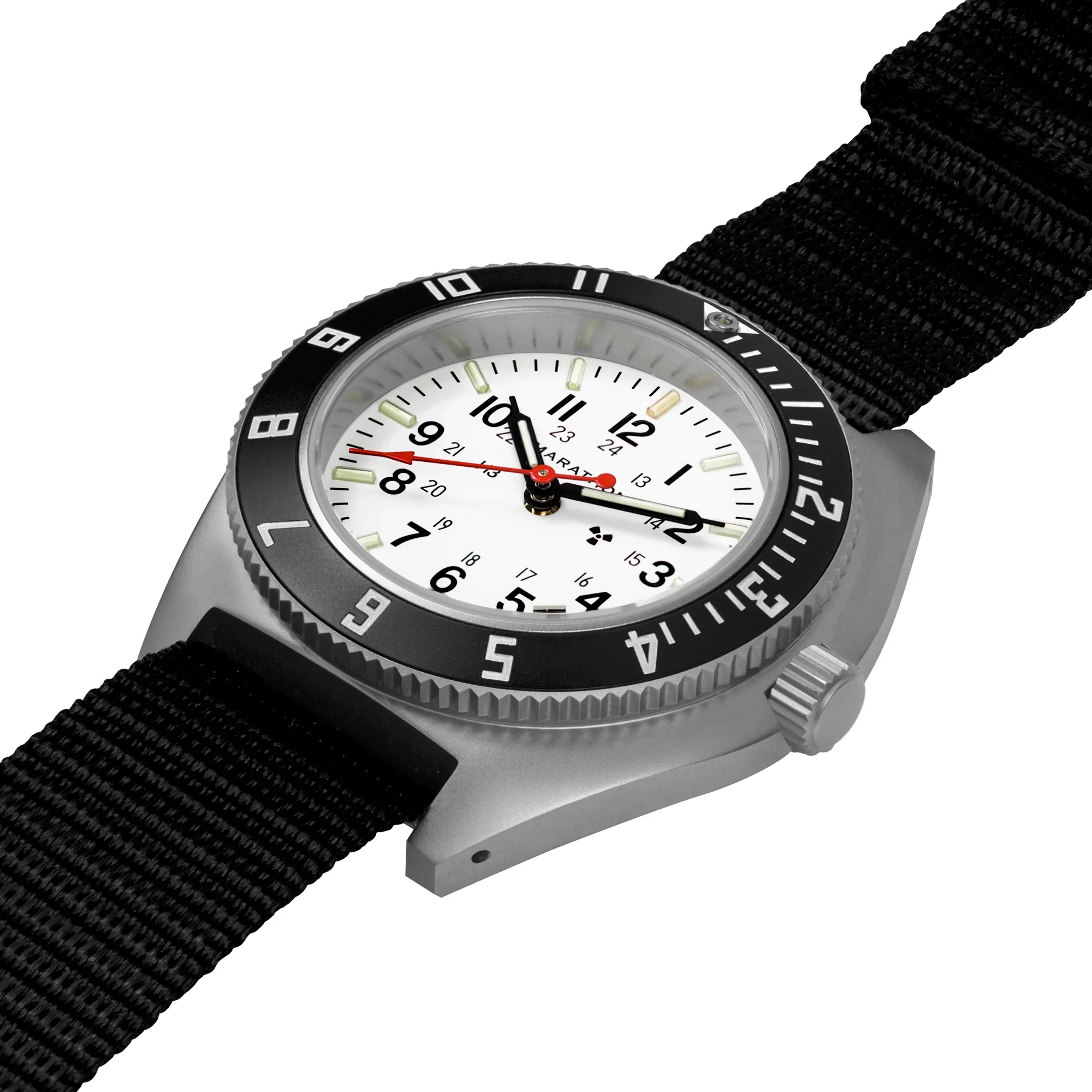 NAV, DATE, QUARTZ, SAPH, ARCTIC NGM, COL: SS//BKBK NYLON 11" Arctic SSNAV-D on 11 Ballistic | Arctic Dial - Image 6