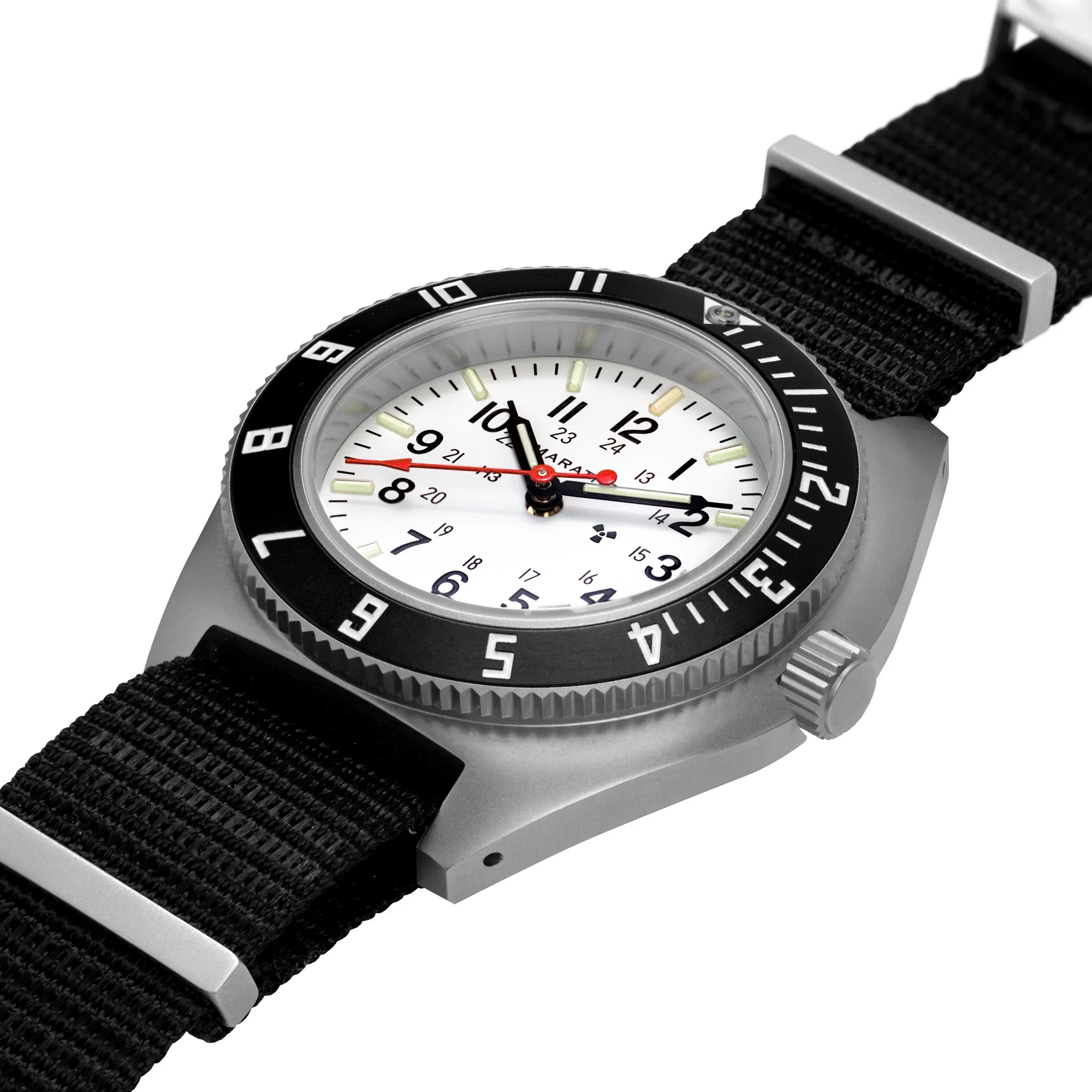 NAV, DATE, QUARTZ, SAPH, ARCTIC NGM, COL: SS/BKPS DS NYLON 11" Arctic SSNAV-D on DEFSTAN | Arctic Dial - Image 6