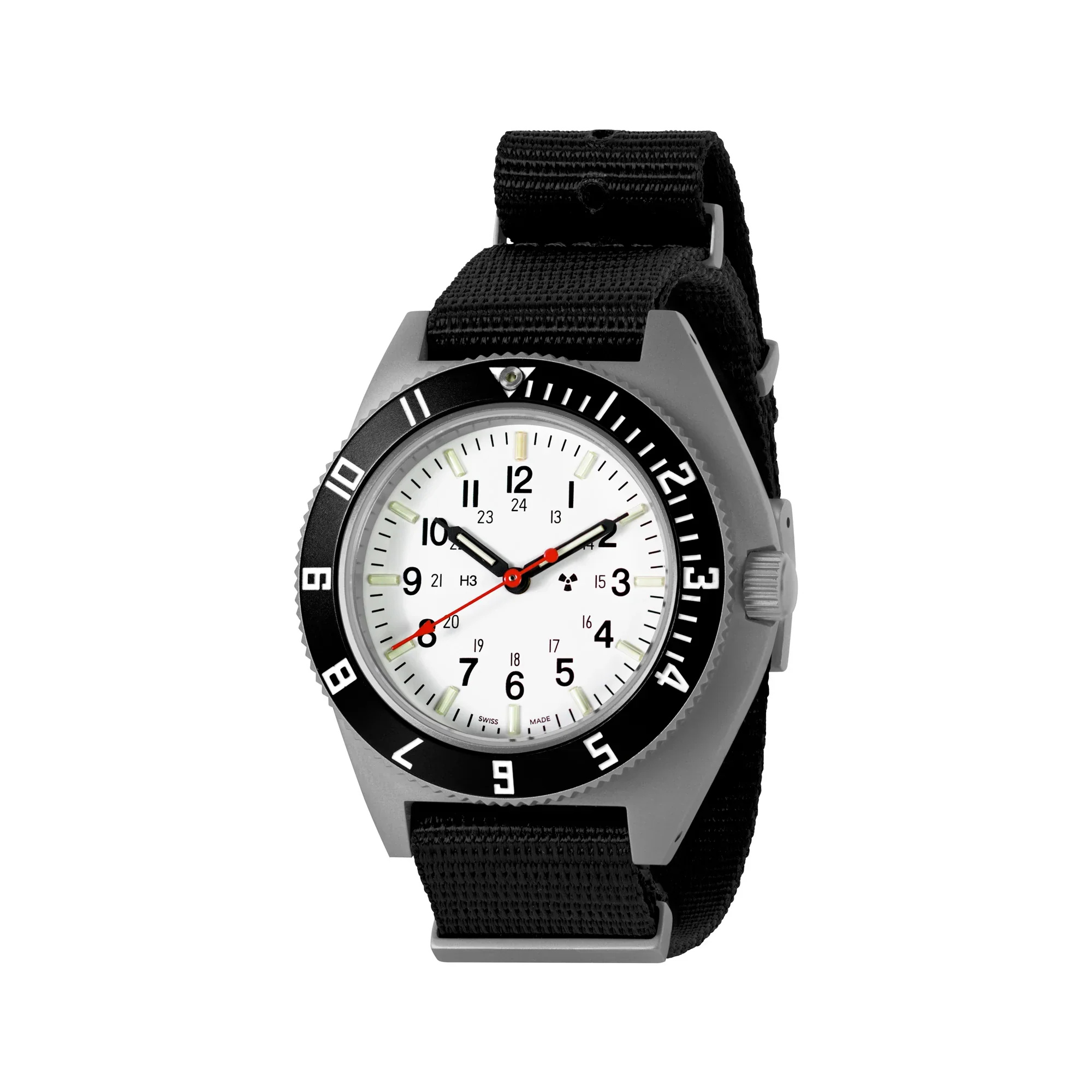 NAV, QUARTZ, SAPH, ARCTIC STERILE, COL: SS/BKPS DS NYLON 11" Arctic SSNAV on DEFSTAN | Arctic Dial - Image 4