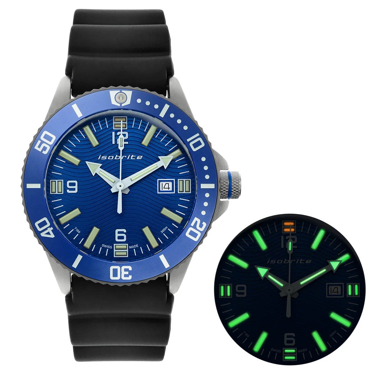 Naval Series T100 Tritium Markers | Blue Dial - Image 2