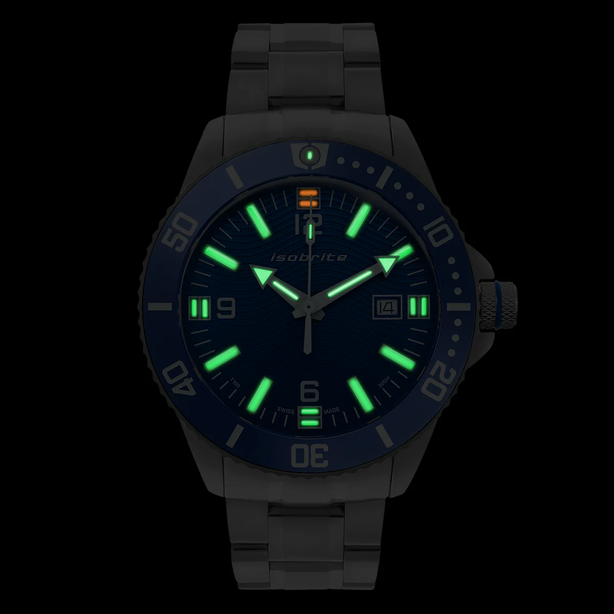 Naval Series T100 Tritium Markers Blue Dial - Image 2