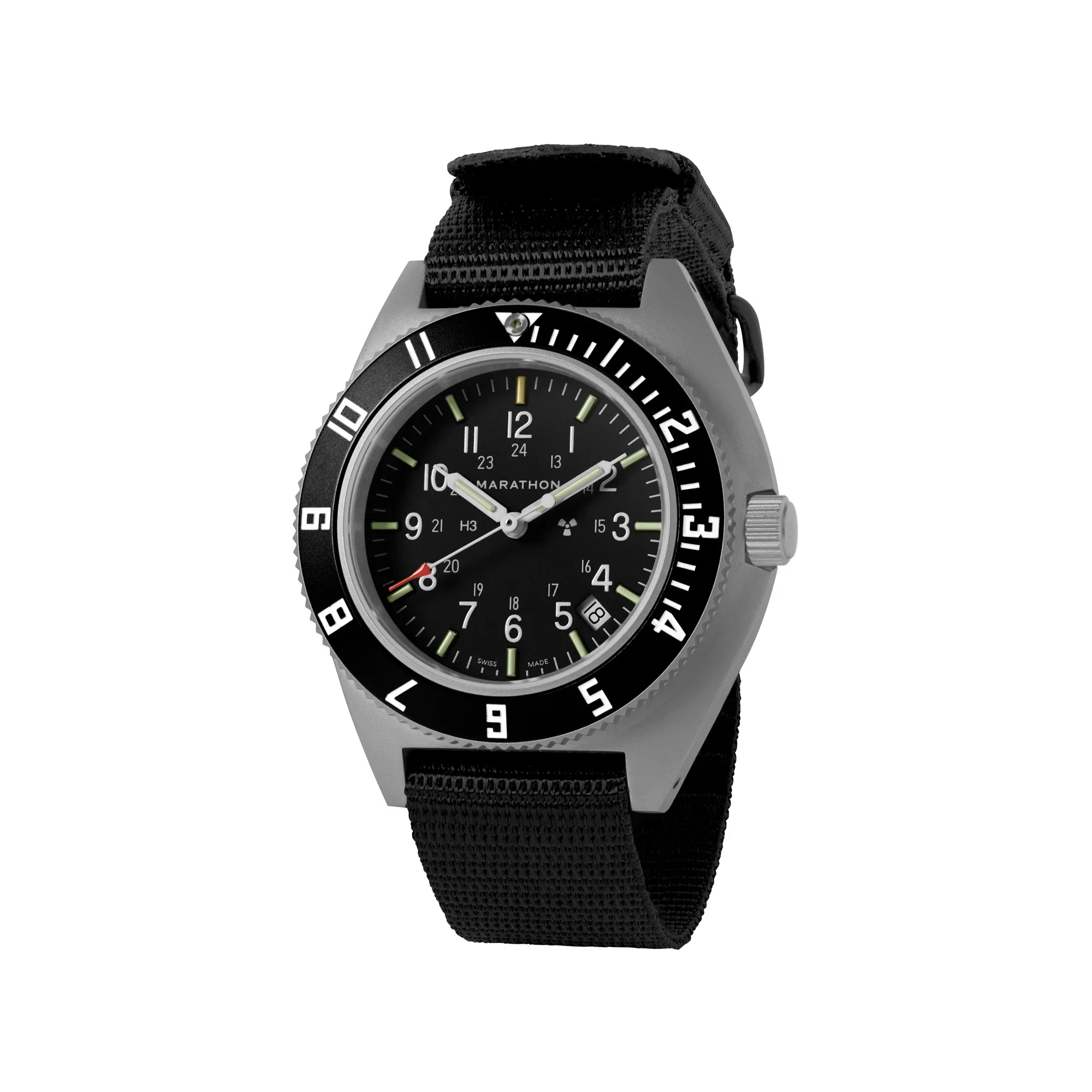 Navigator Quartz with Date Black NGM/Nylon | Matte Black Dial - Image 5