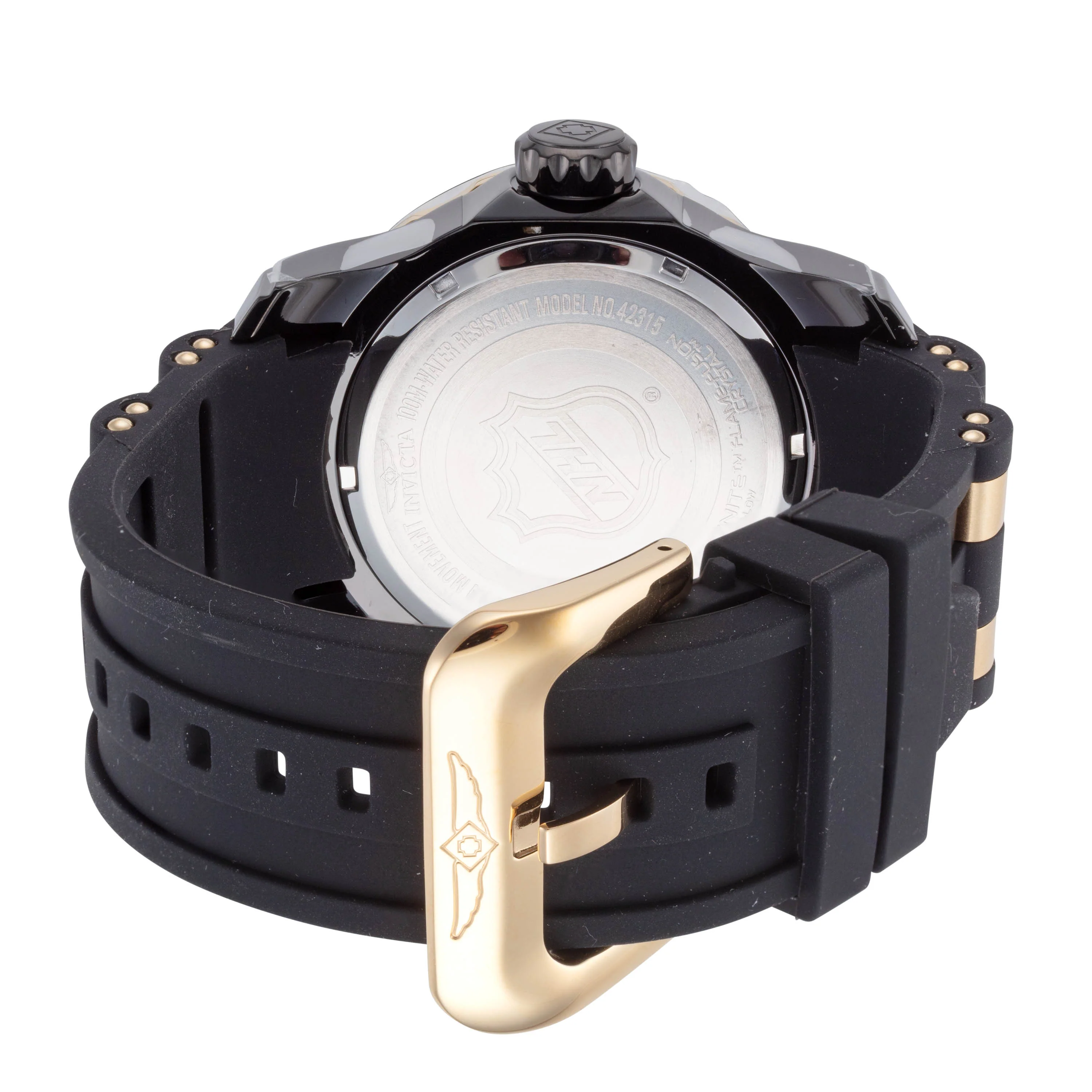 NHL Chicago Blackhawks NHL Chicago Blackhawks | Black and Gold Dial - Image 3