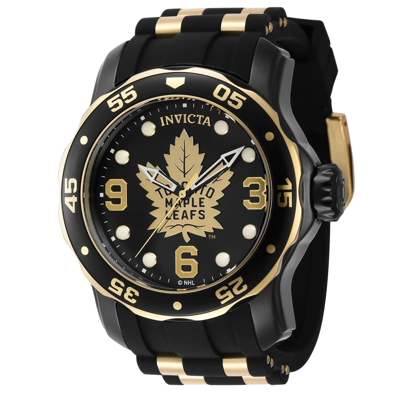 NHL Toronto Maple Leafs NHL Toronto Maple Leafs | Black and Gold Dial