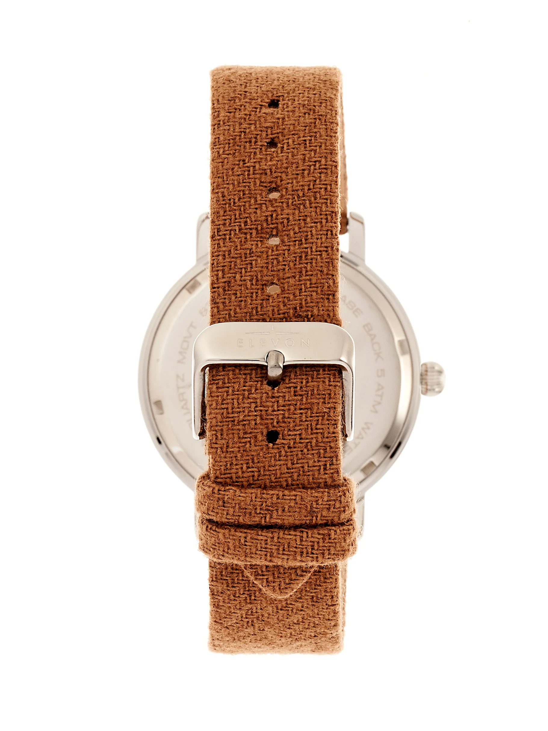 Northrop Wool-Overlaid Leather-Band Watch -Green/Brown | Green Dial - Image 3