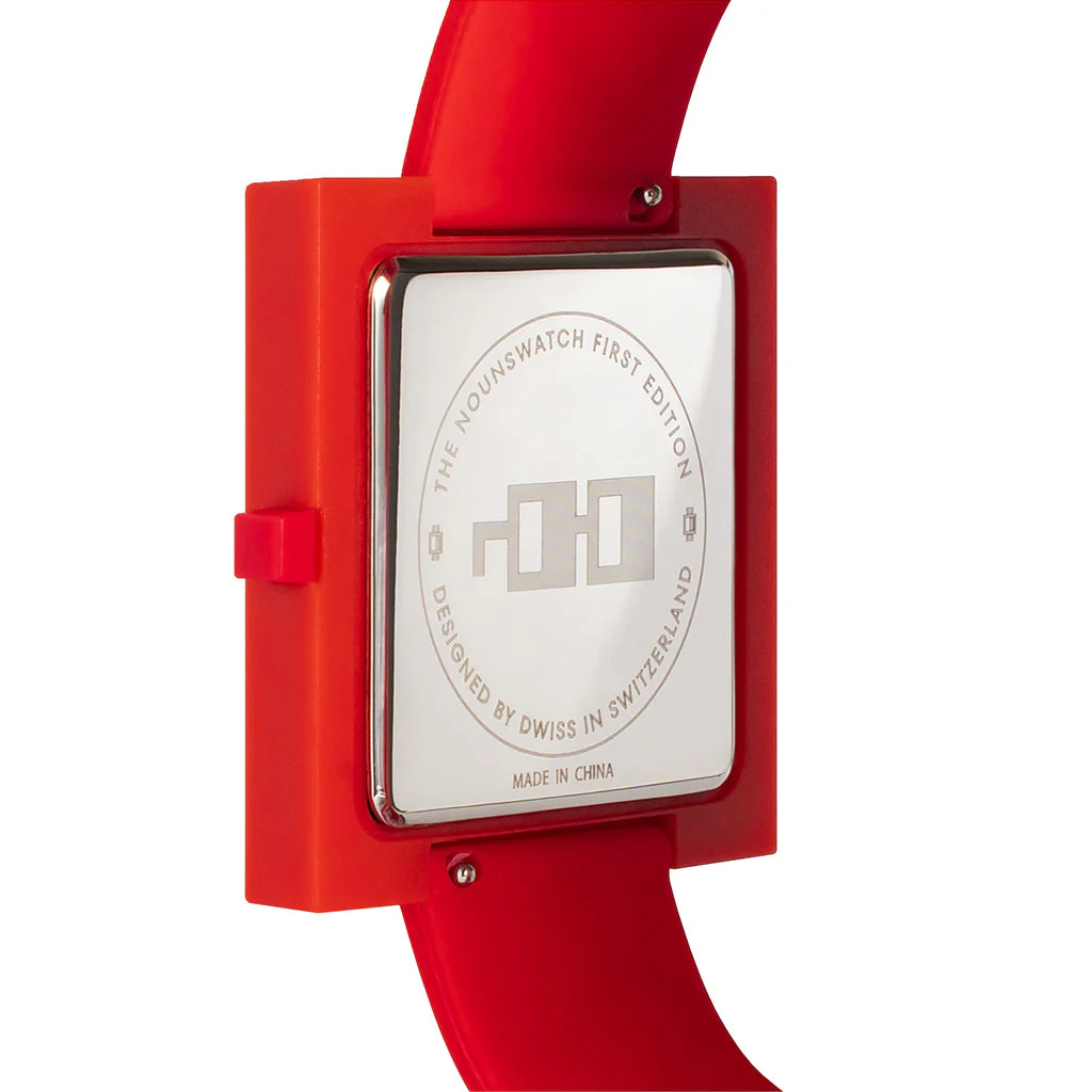 Nouns watch Red | Black Dial - Image 3
