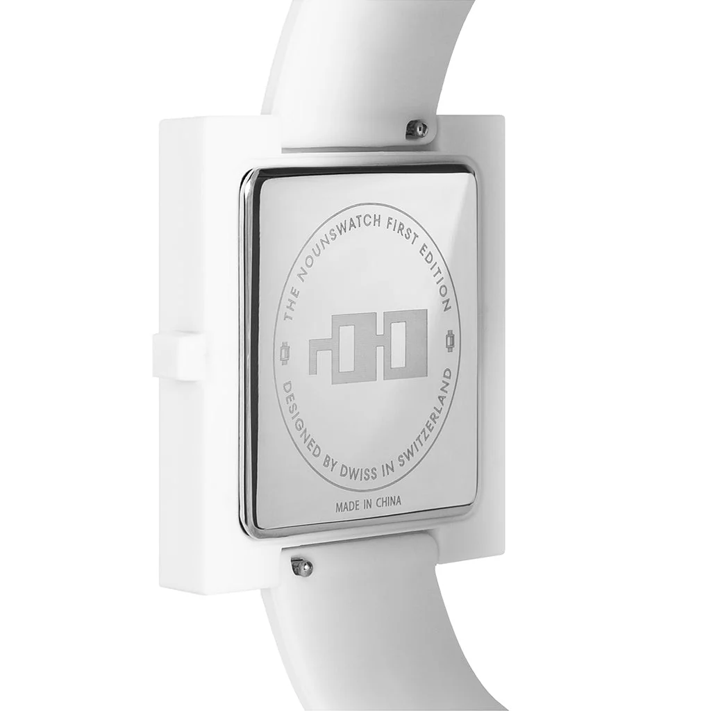 Nouns watch White | Black Dial - Image 3