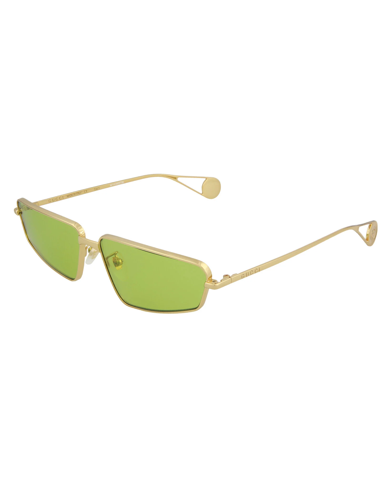 Novelty Gold Frame, Green Lens | Dial