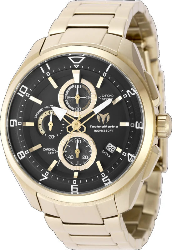 Ocean Quantum 44mm / Black / Gold | Black Dial