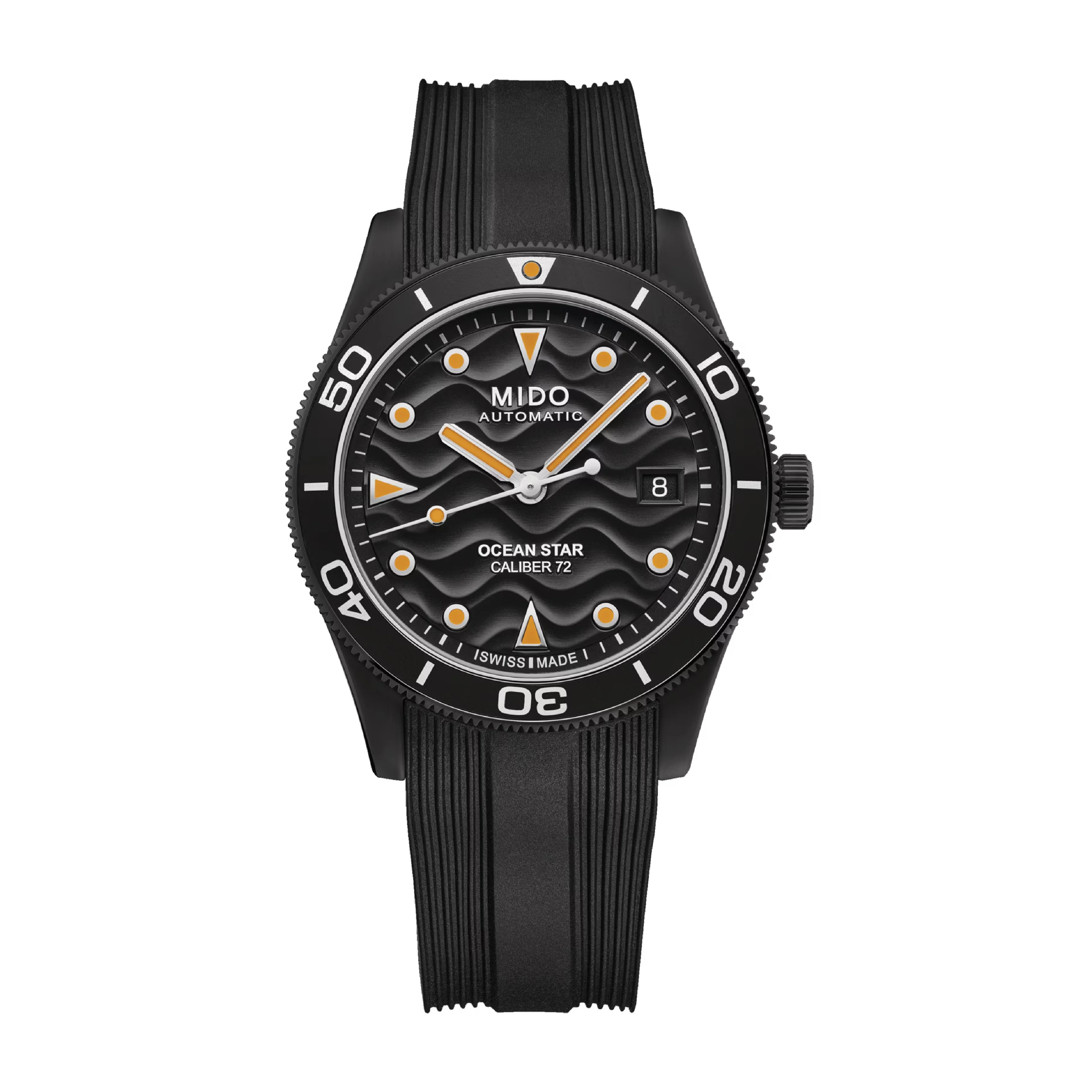 Ocean Star 39 Black / Rubber | Black Dial