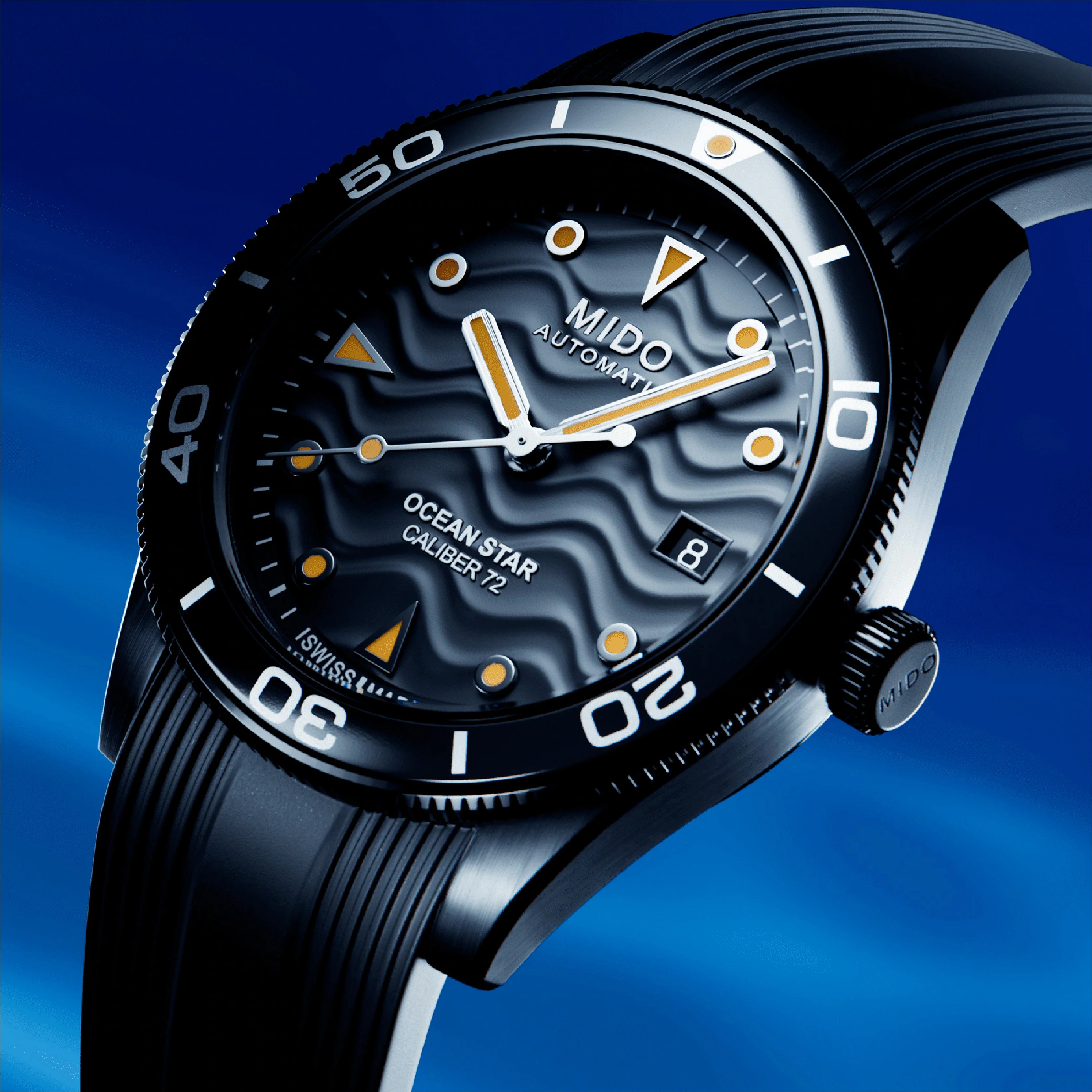 Ocean Star 39 Black / Rubber | Black Dial - Image 4