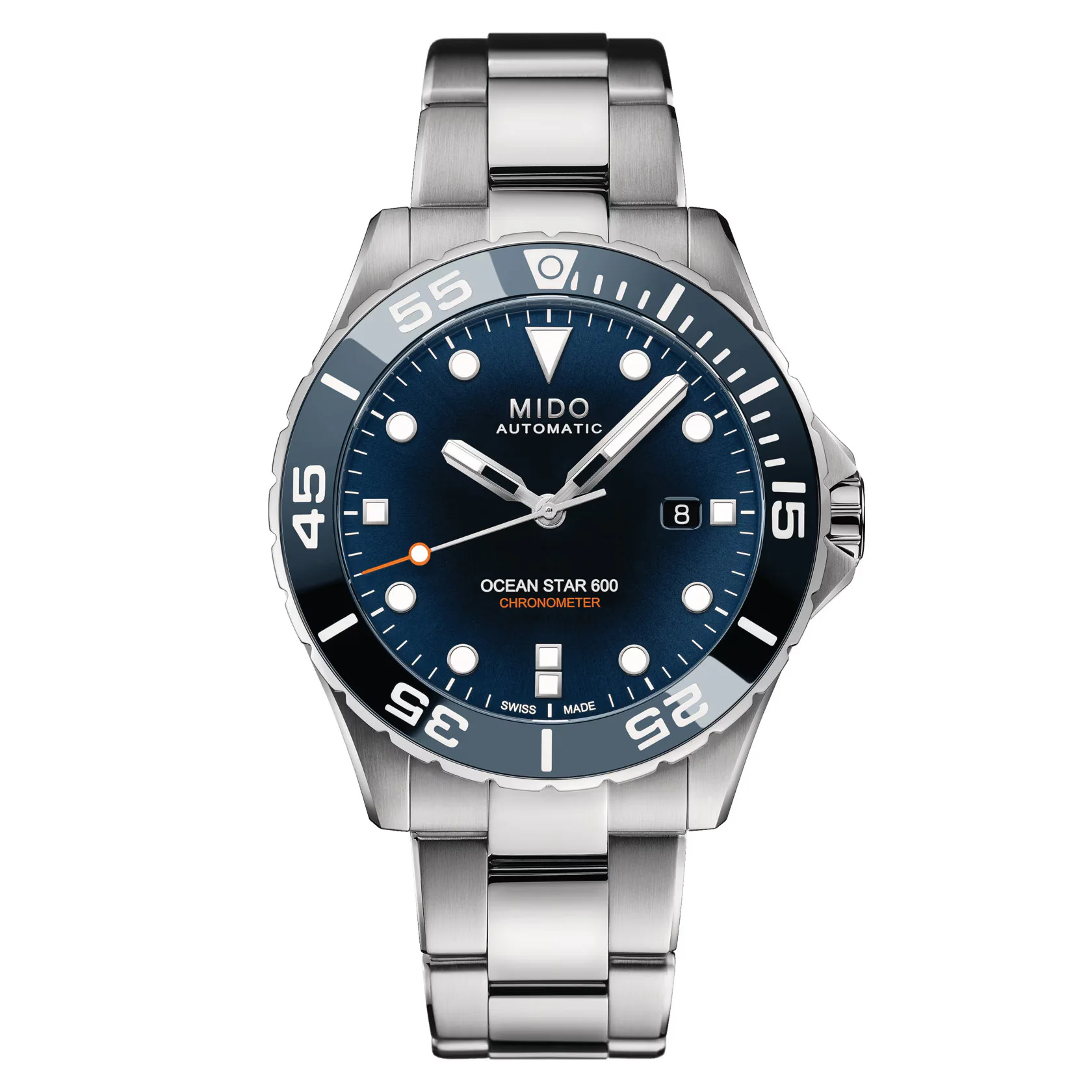OCEAN STAR 600 CHRONOMETER Silver/SS | Blue Dial