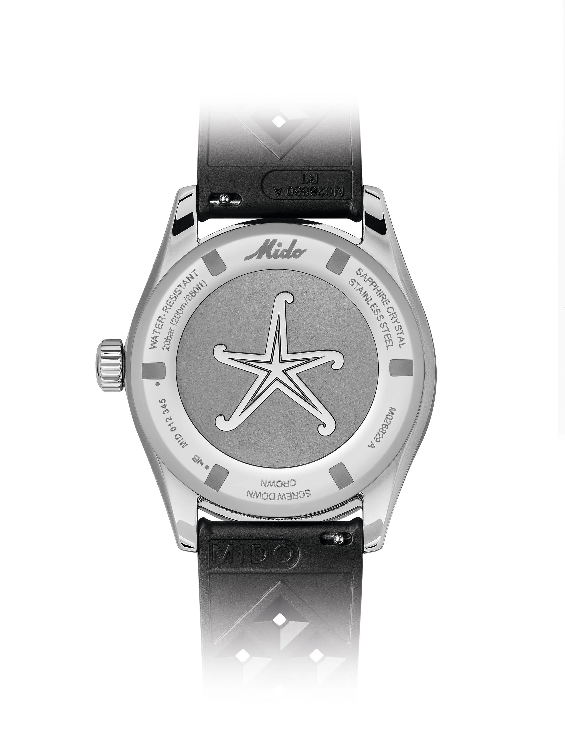 OCEAN STAR DECOMPRESSION WORLDTIMER Black/Rubber | Black Dial - Image 2