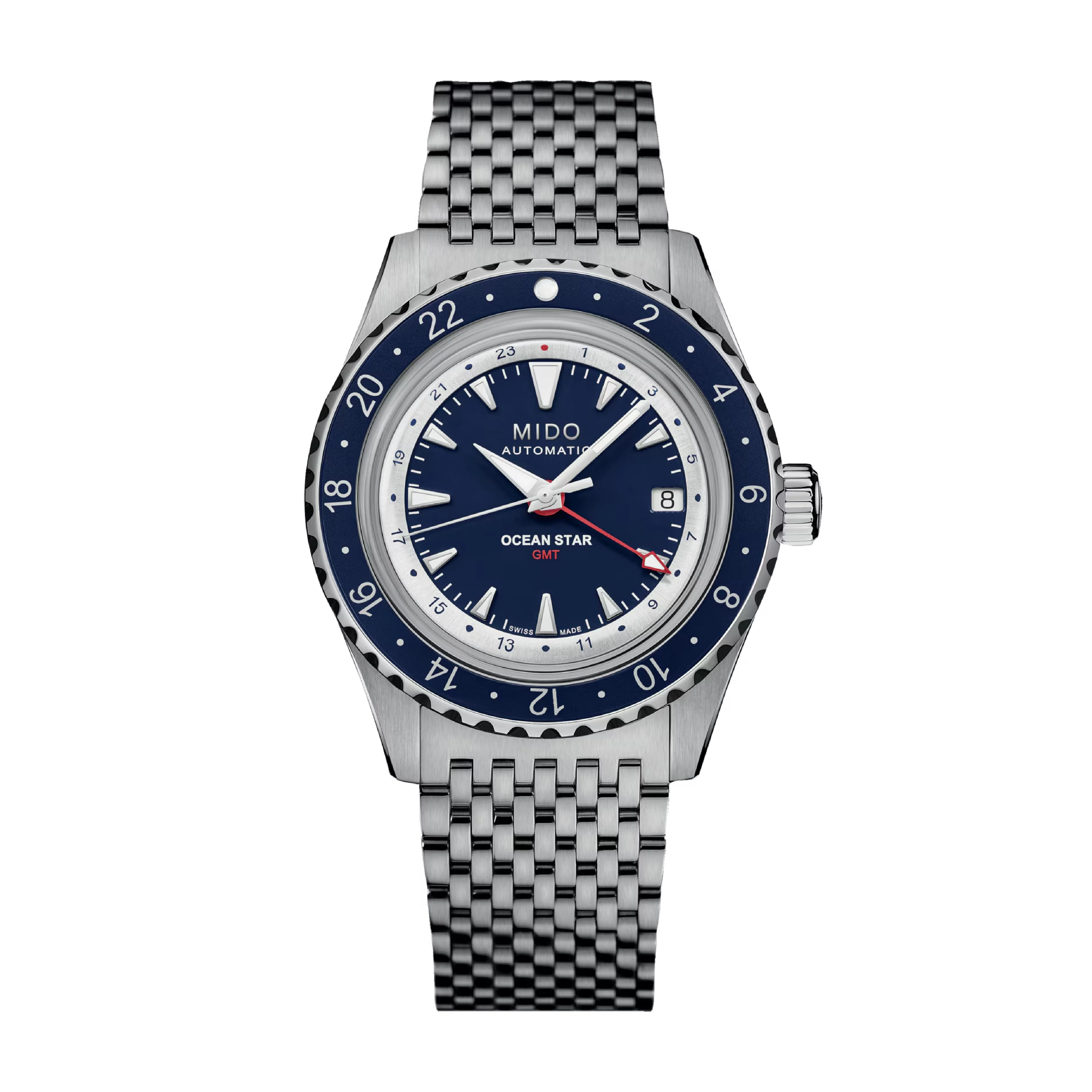 Ocean Star GMT Blue / Stainless Steel | Blue Dial