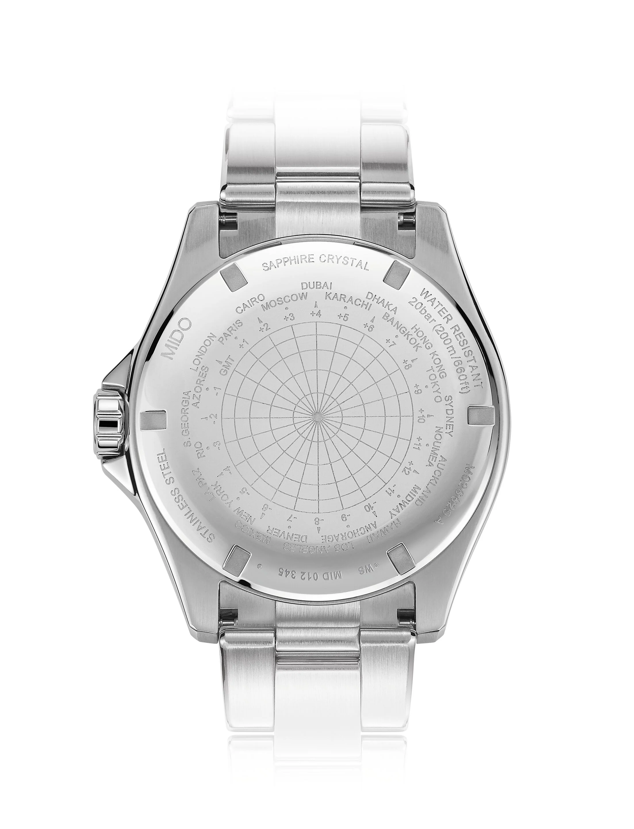 OCEAN STAR  GMT Silver/SS | Black Dial - Image 2