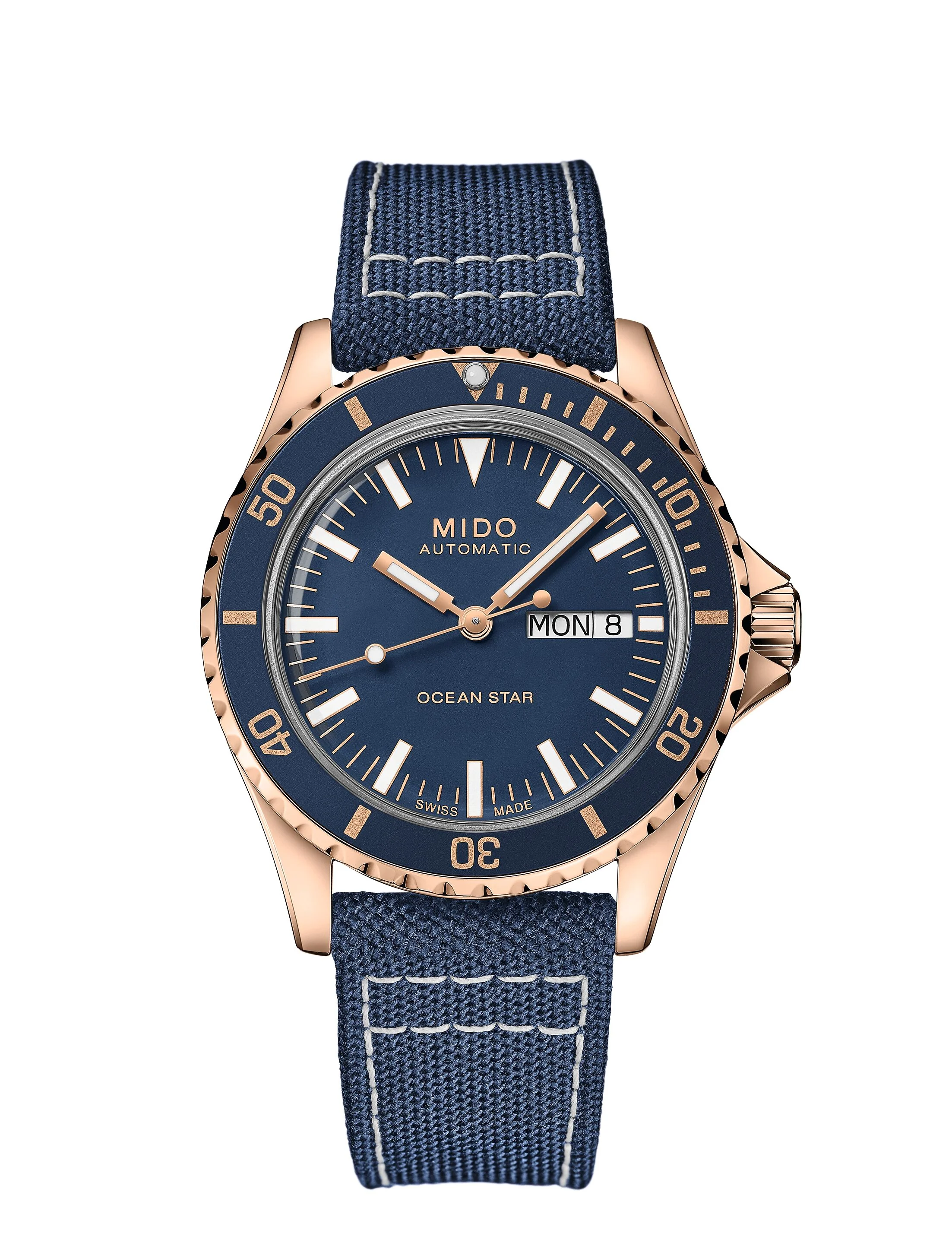 OCEAN STAR TRIBUTE Blue/Textile | Blue Dial