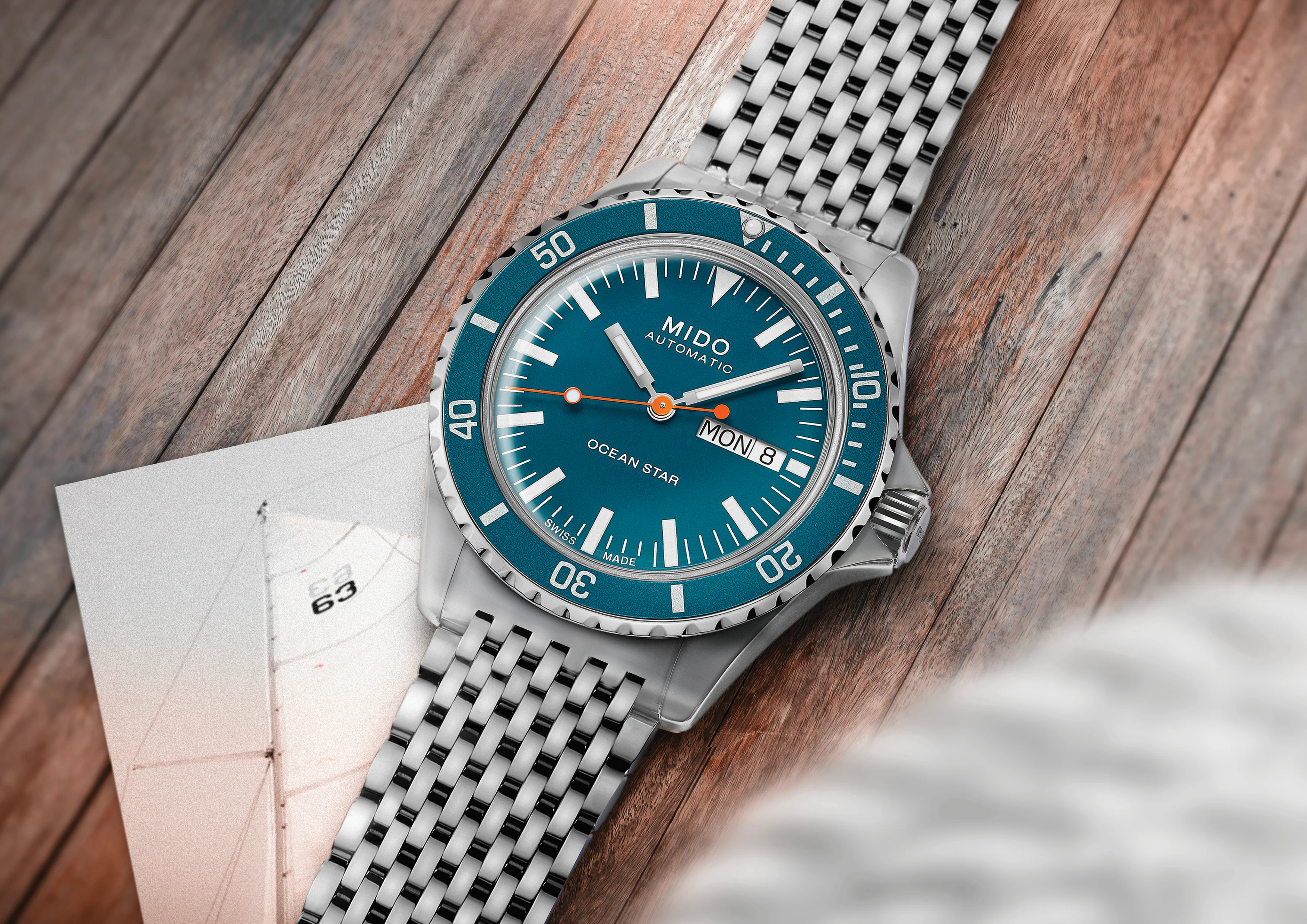 OCEAN STAR TRIBUTE Silver/SS | Blue Dial - Image 4