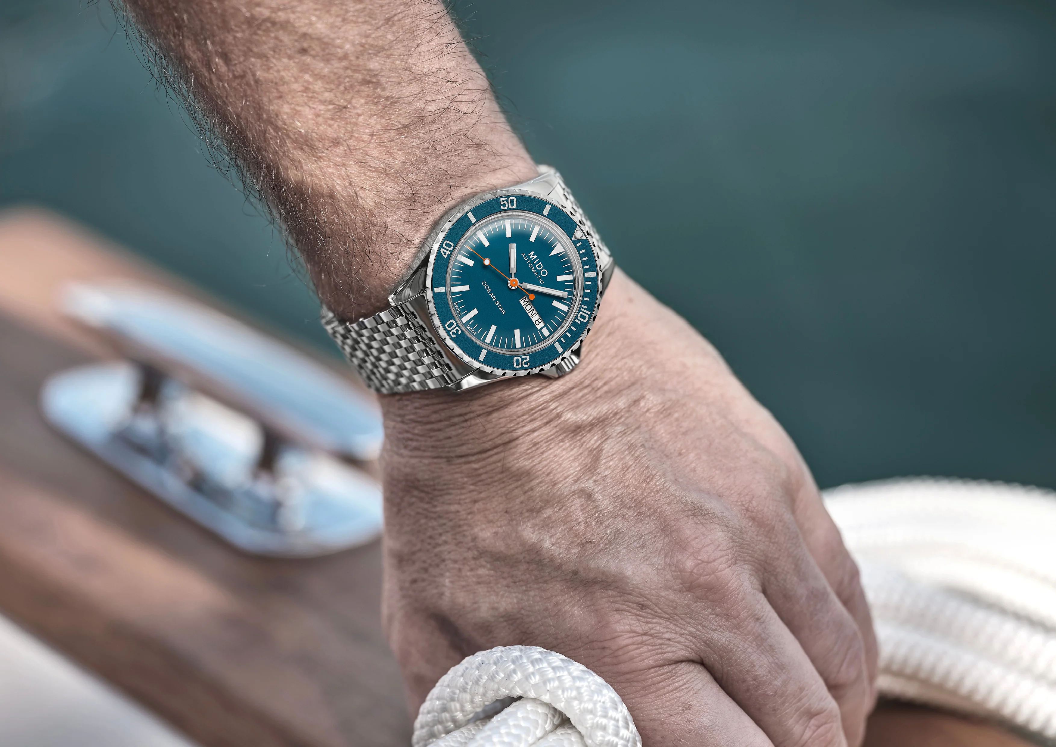 OCEAN STAR TRIBUTE Silver/SS | Blue Dial - Image 5