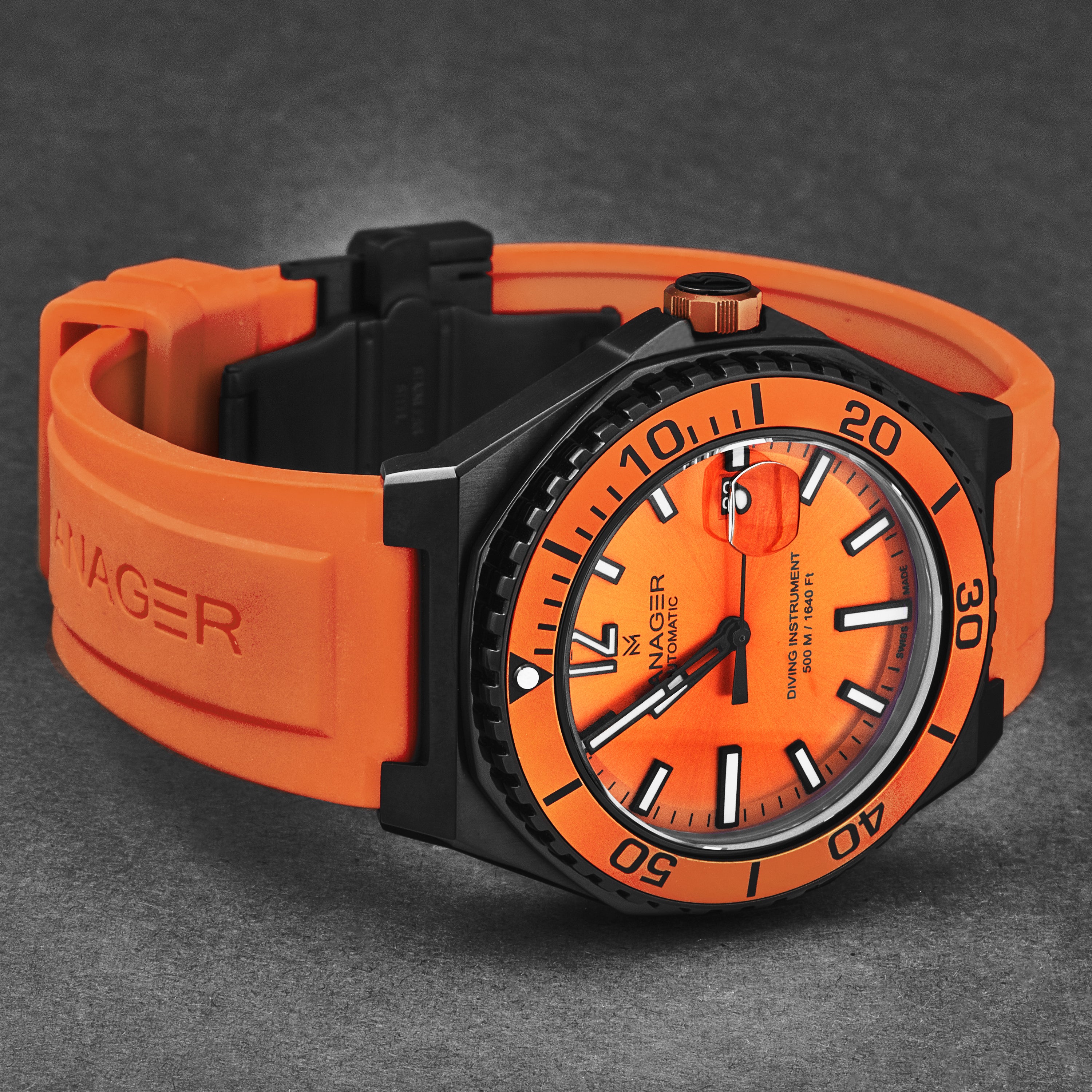 Oceana MAN-RD-04-NC / Orange | Orange Dial - Image 2