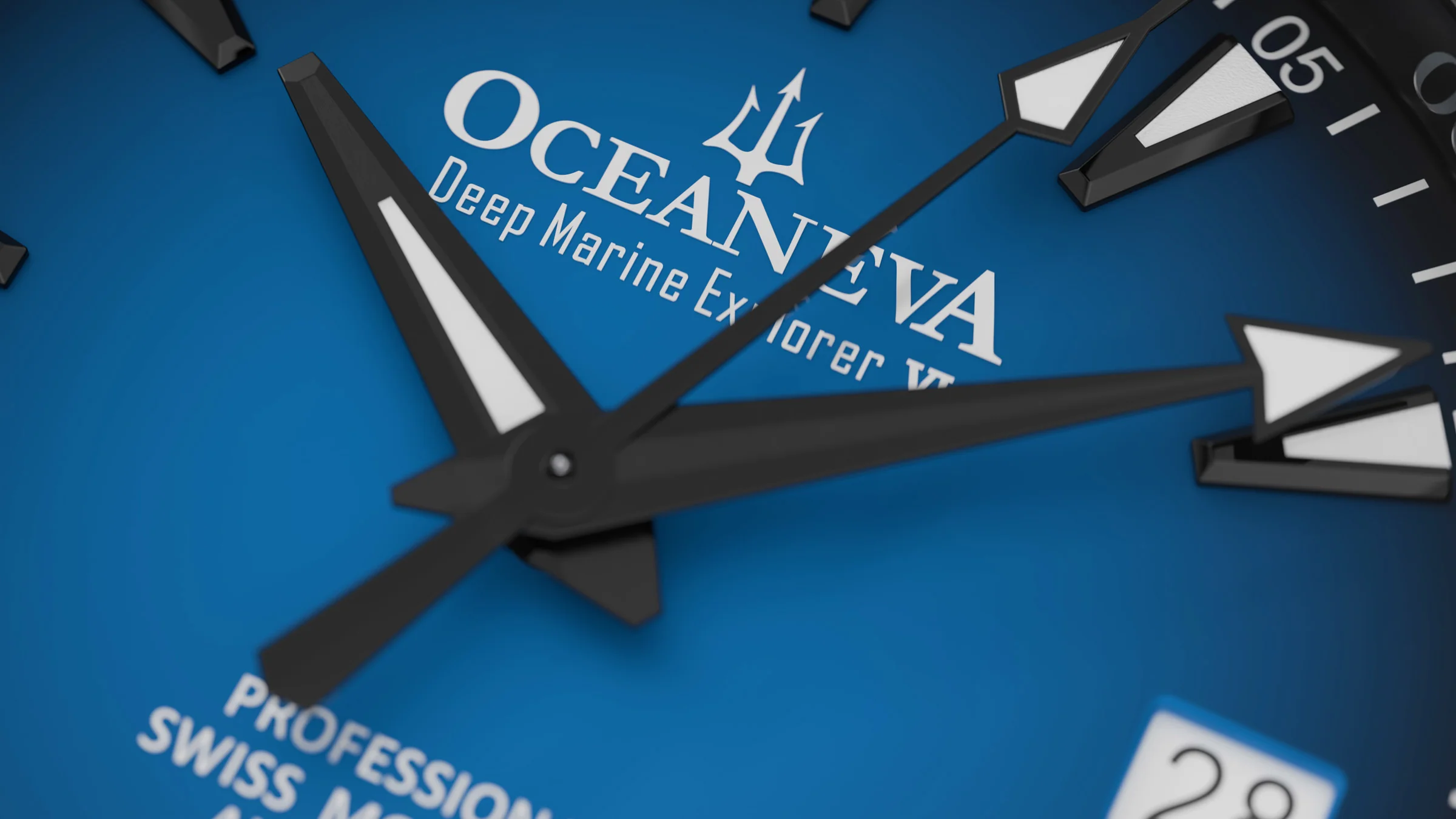 Oceaneva Deep Marine Explorer VI 6000M - Blue Titanium Automatic 6000m/BlueBurst | gradient blue Dial - Image 15