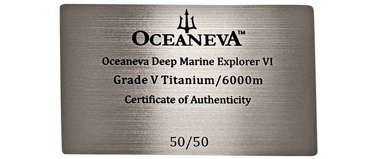 Oceaneva Deep Marine Explorer VI 6000M - Blue Titanium Automatic 6000m/BlueBurst | gradient blue Dial - Image 20