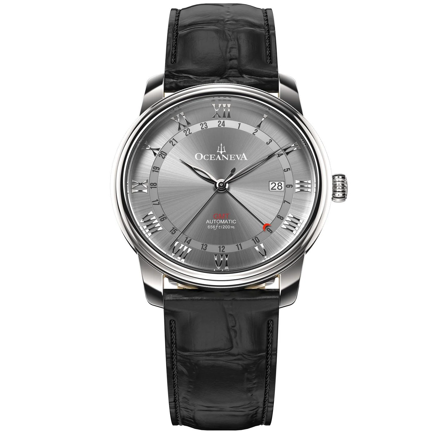 OceanTrek Automatic GMT 200M – Grey Dial