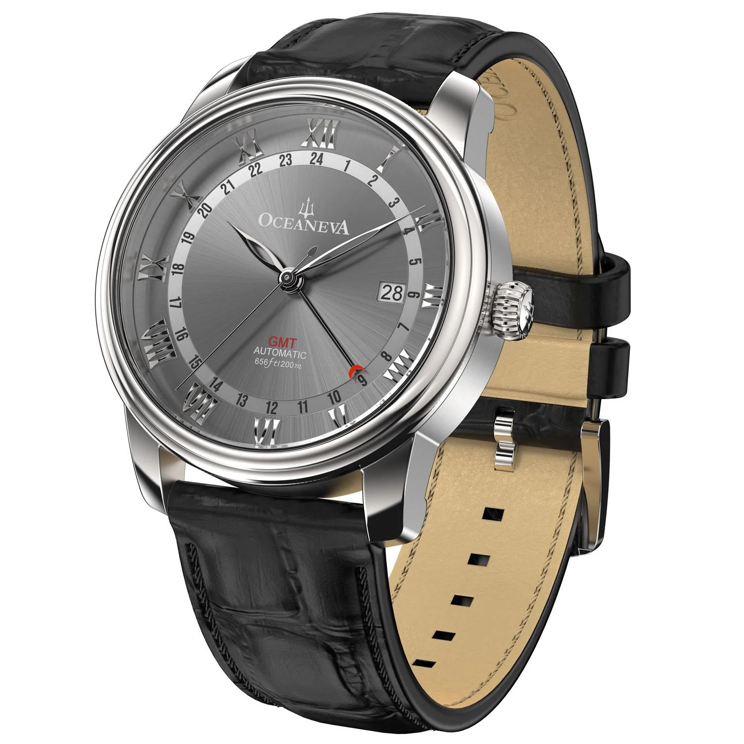 OceanTrek Automatic GMT 200M – Grey Dial - Image 3