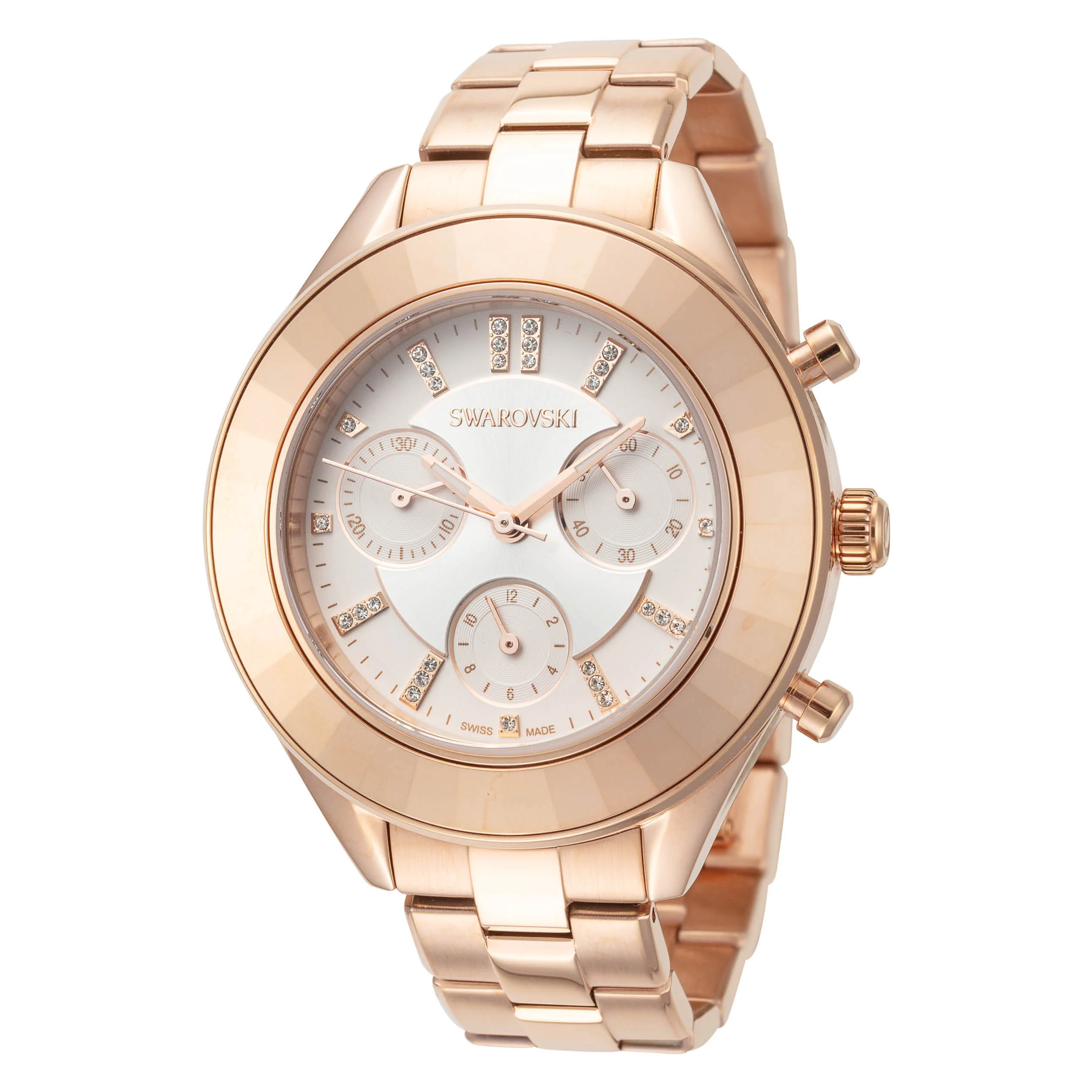 Octea Lux Sport 39mm / Silver / Rose Gold | Silver Dial