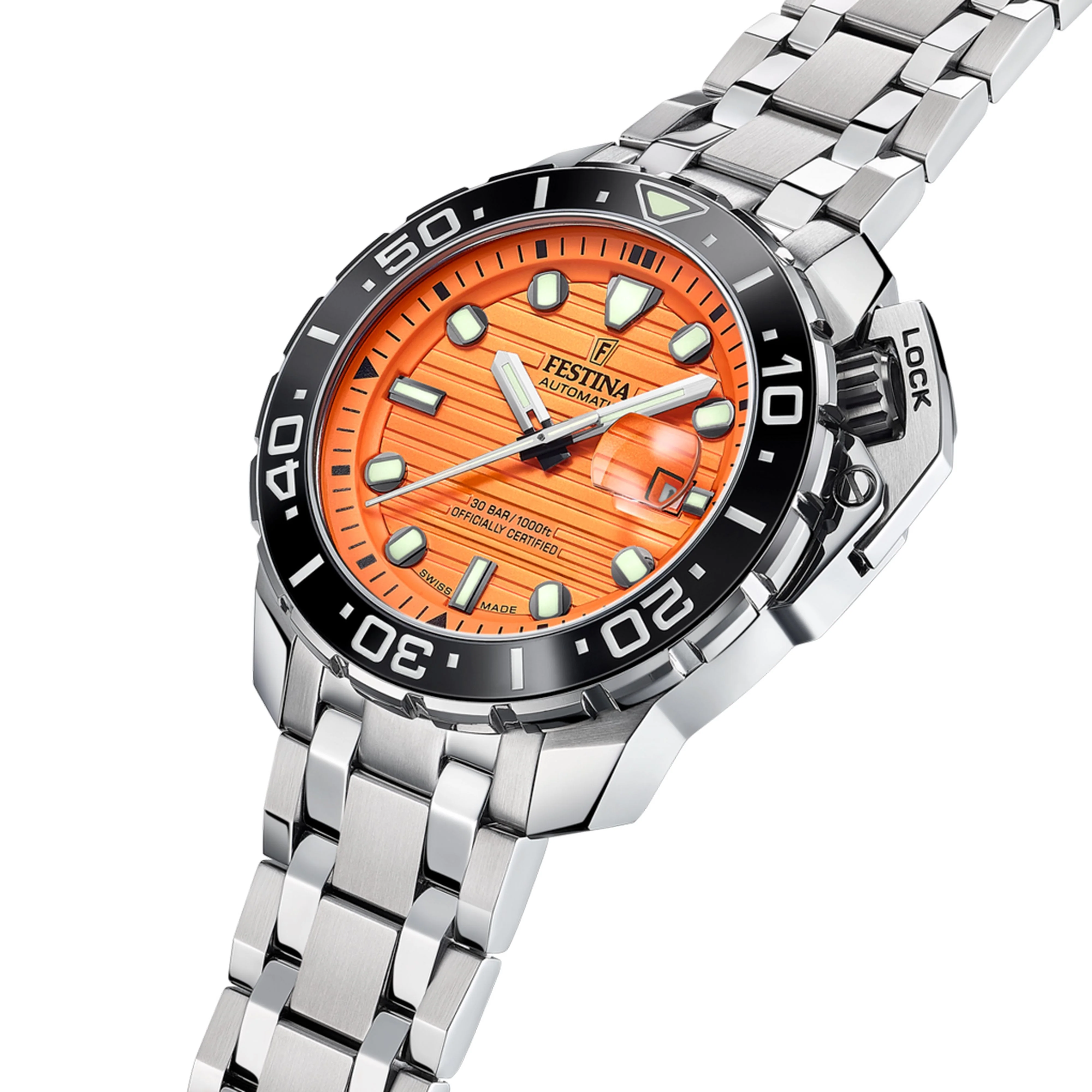 Odyssey Diver Orange / Stainless Steel | Orange Dial - Image 3