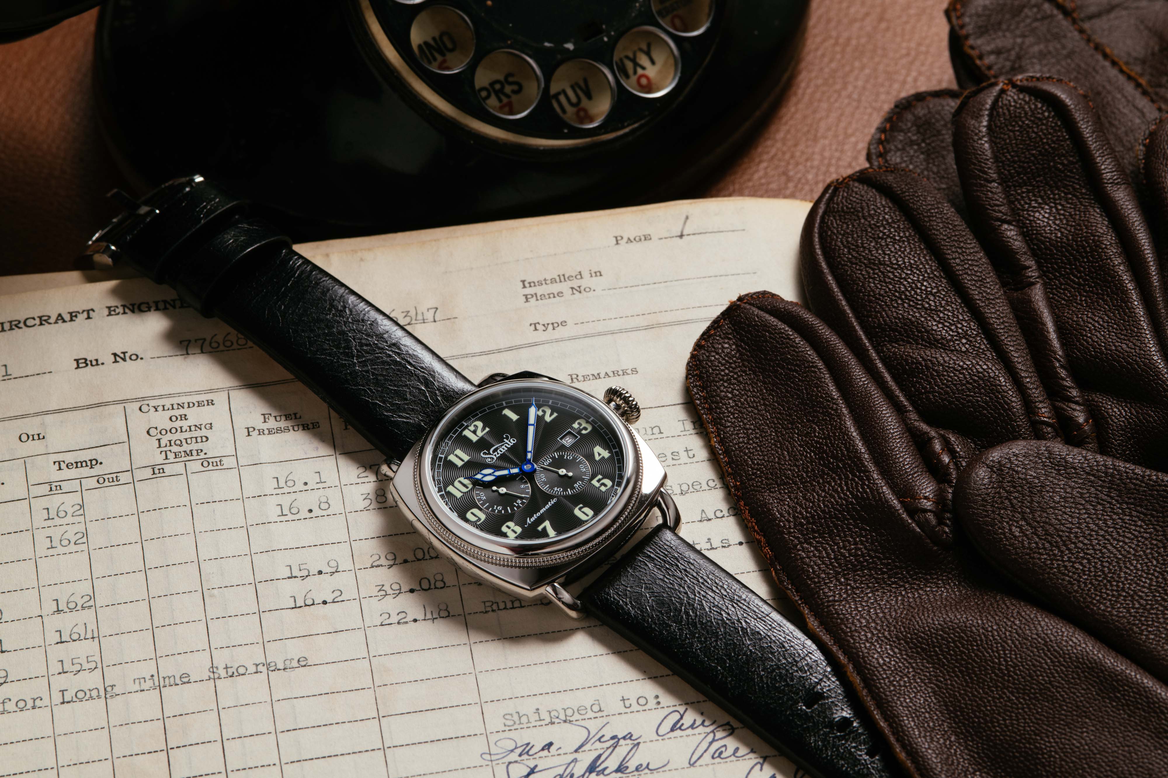 Officer's Coin Automatic Steel/Black/Black | Black Dial - Image 9