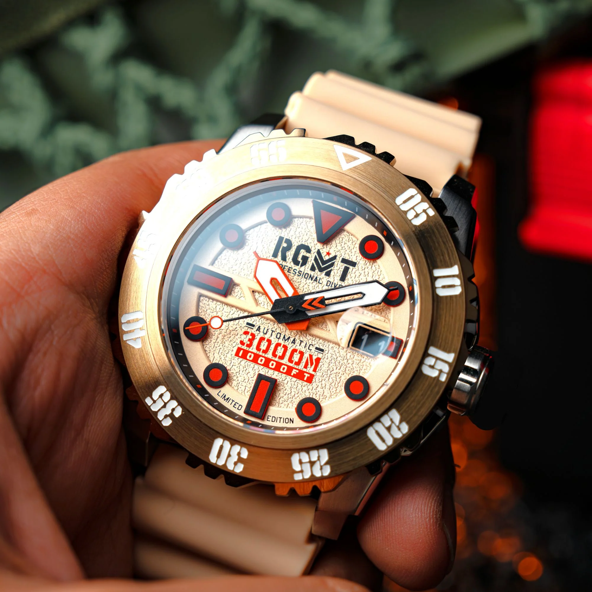 Ohio Automatic Limited Edition Beige / Stainless Steel | Beige Dial - Image 4