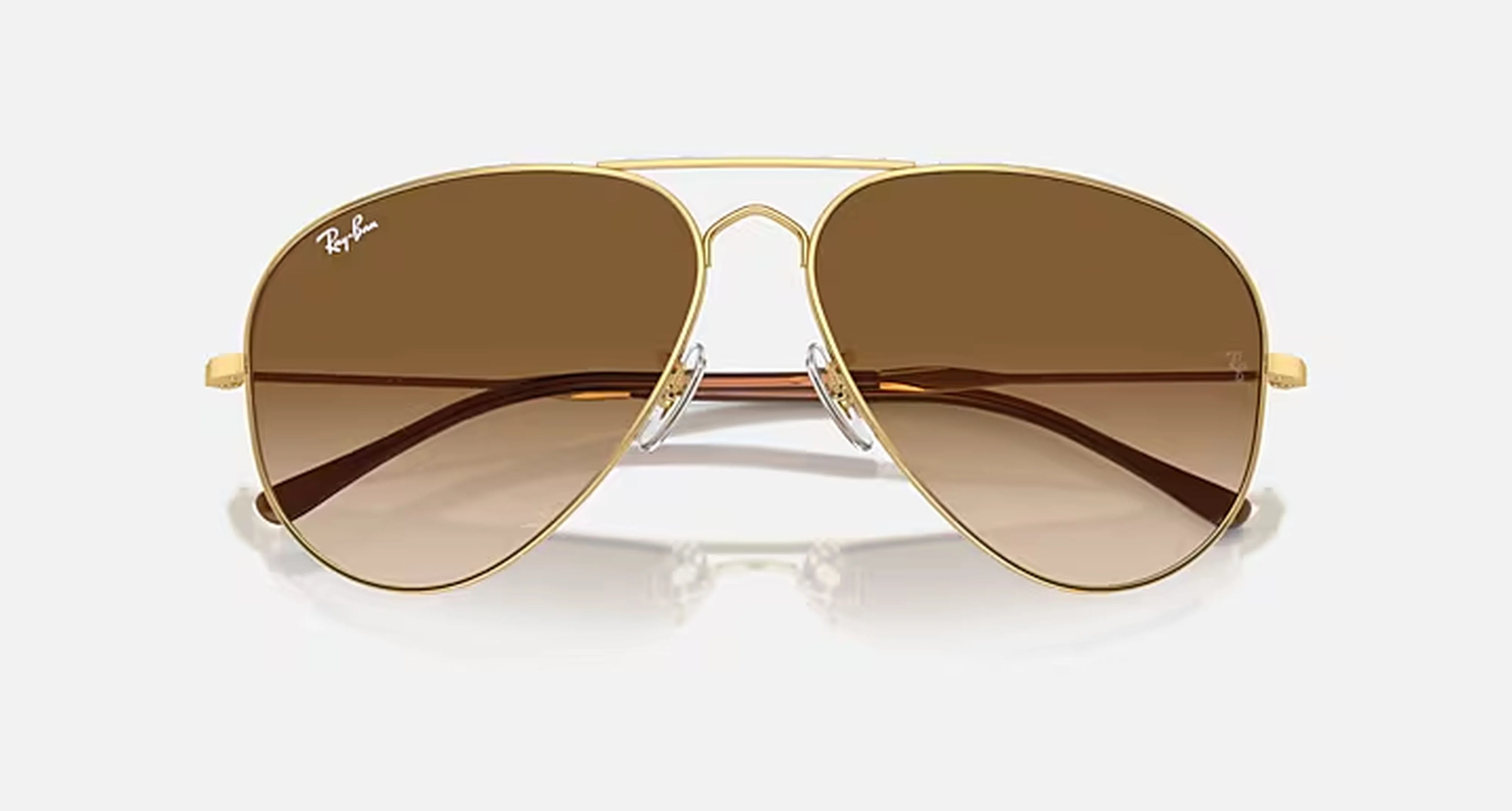 OLD AVIATOR UNISEX / ARISTA / CLEAR GRADIENT BROWN - Image 4