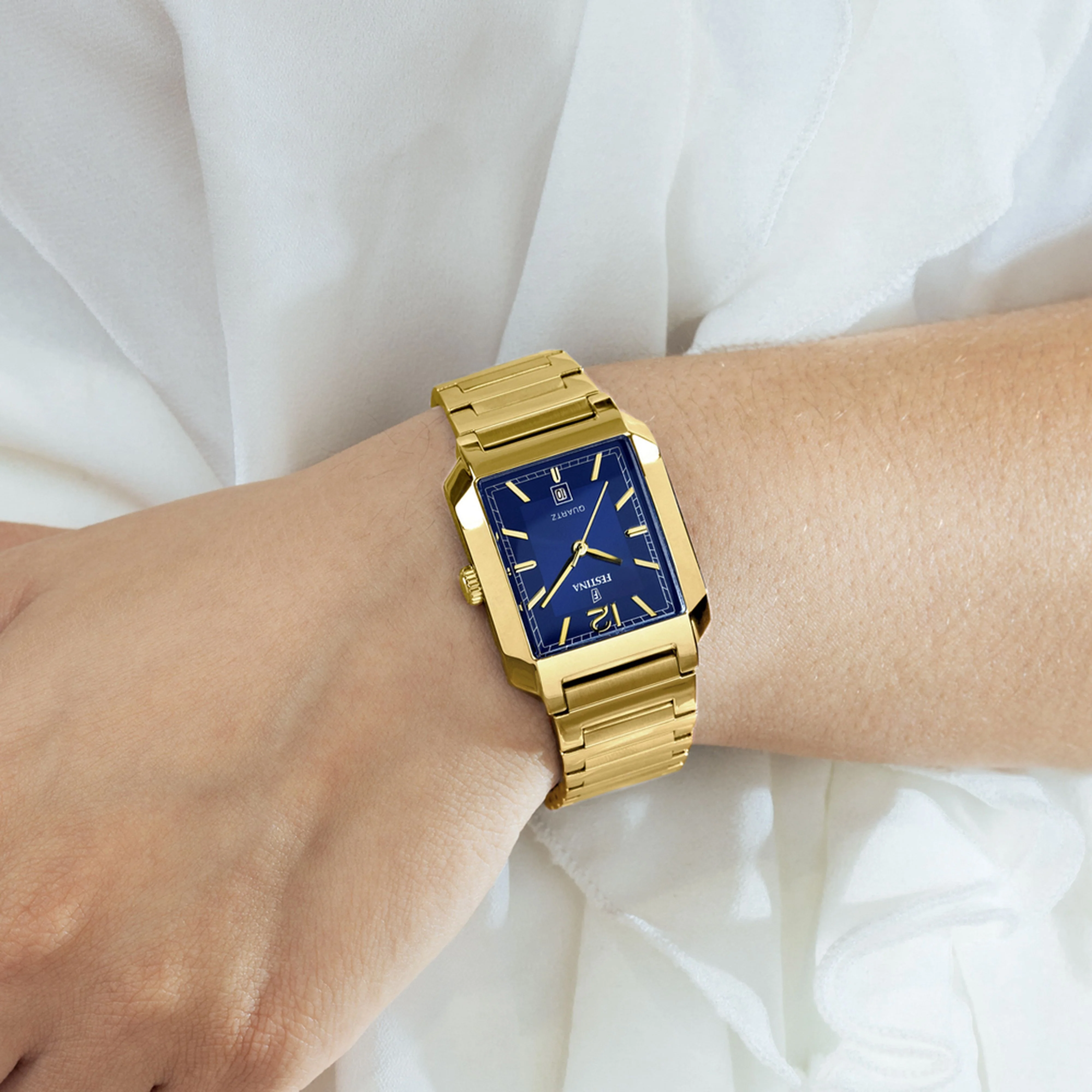 ON THE SQUARE Blue / Stainless Steel Blue Dial - Image 4
