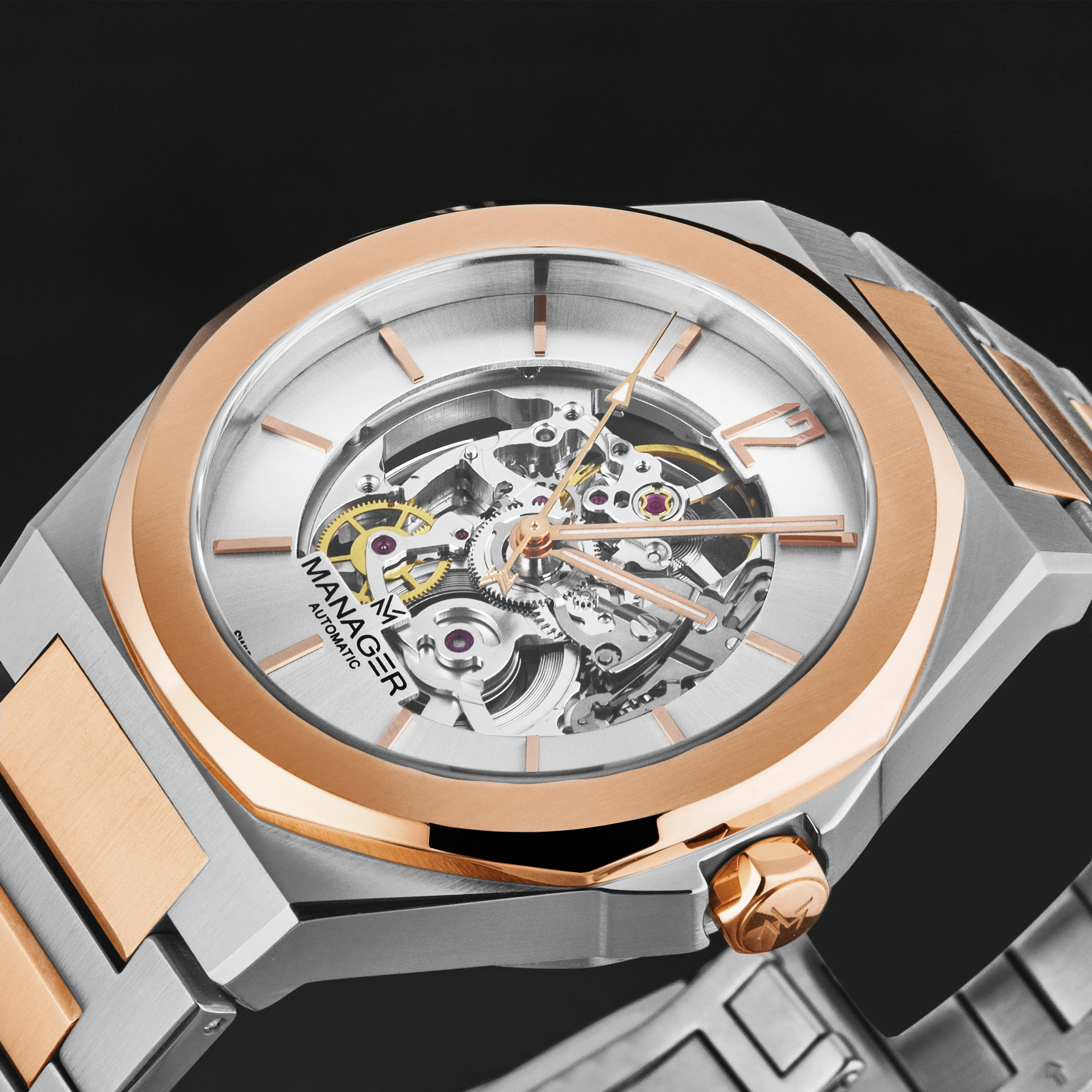 Open mind MAN-RO-05-BM / Silver / Two-Tone | Silver Dial - Image 2