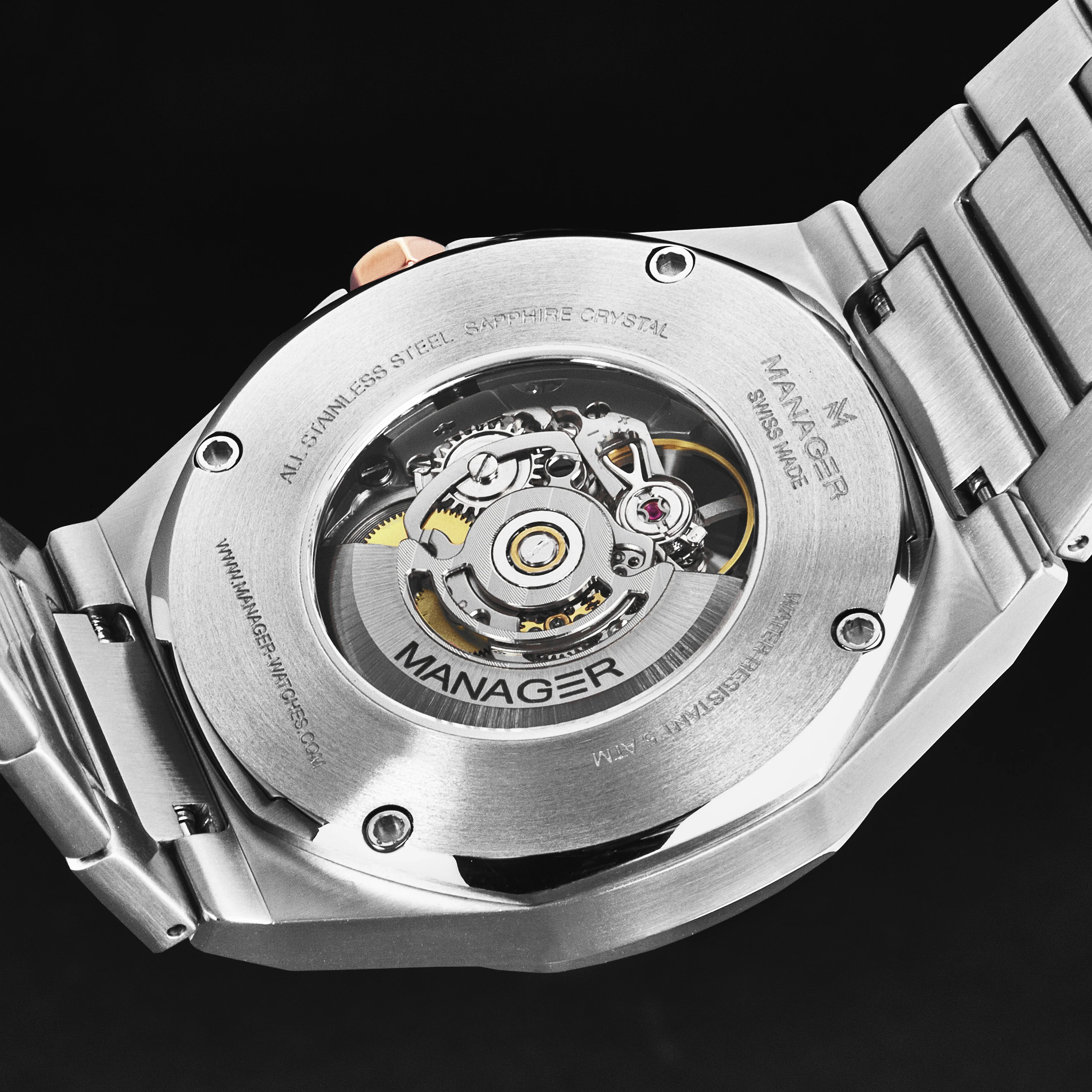 Open mind MAN-RO-05-BM / Silver / Two-Tone | Silver Dial - Image 4